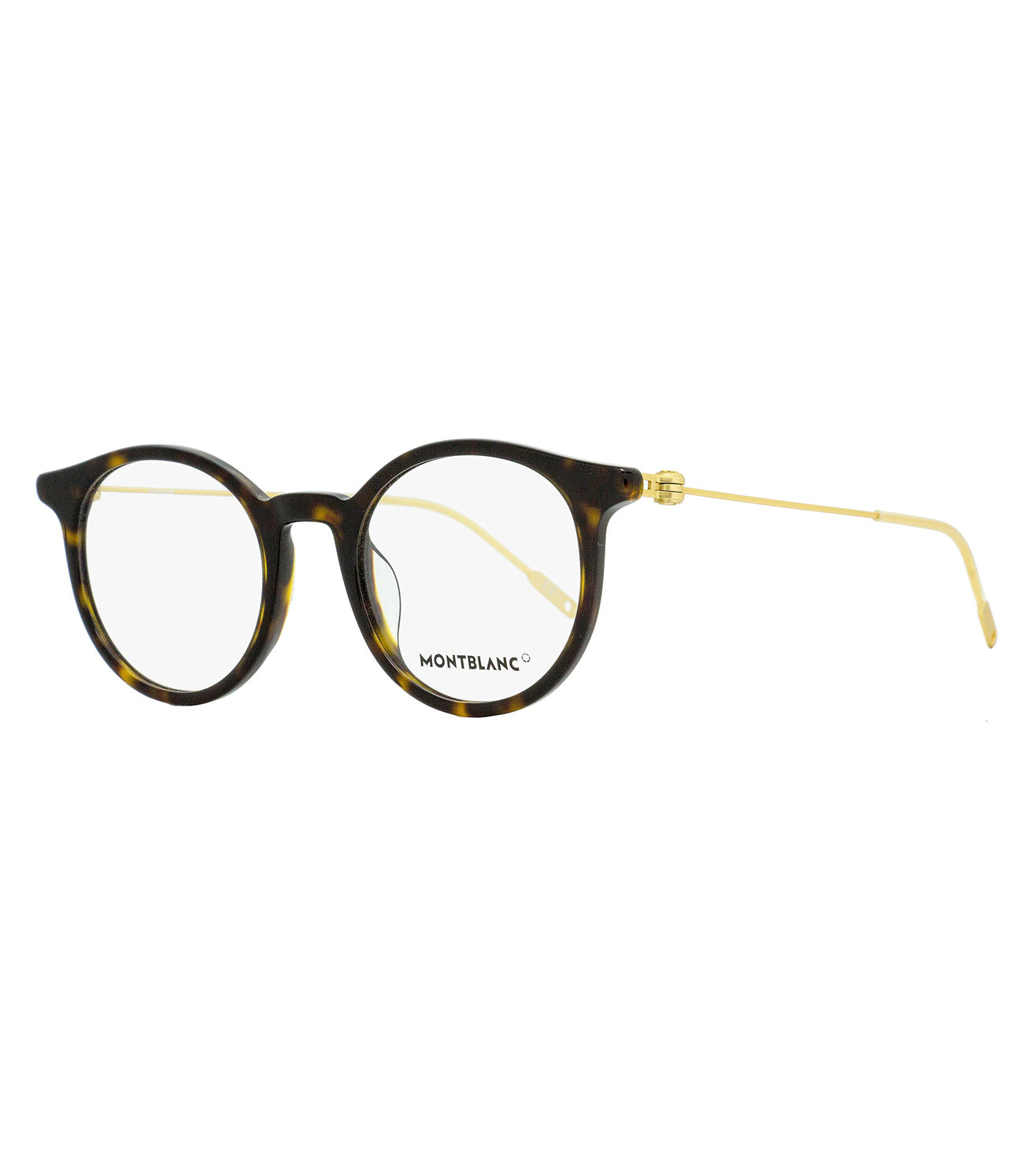 Montblanc Men's Havana Round Optical Frame