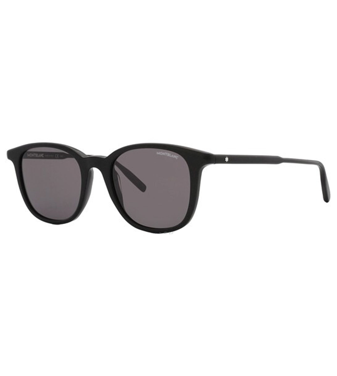 Montblanc Men's Grey Round Sunglasses