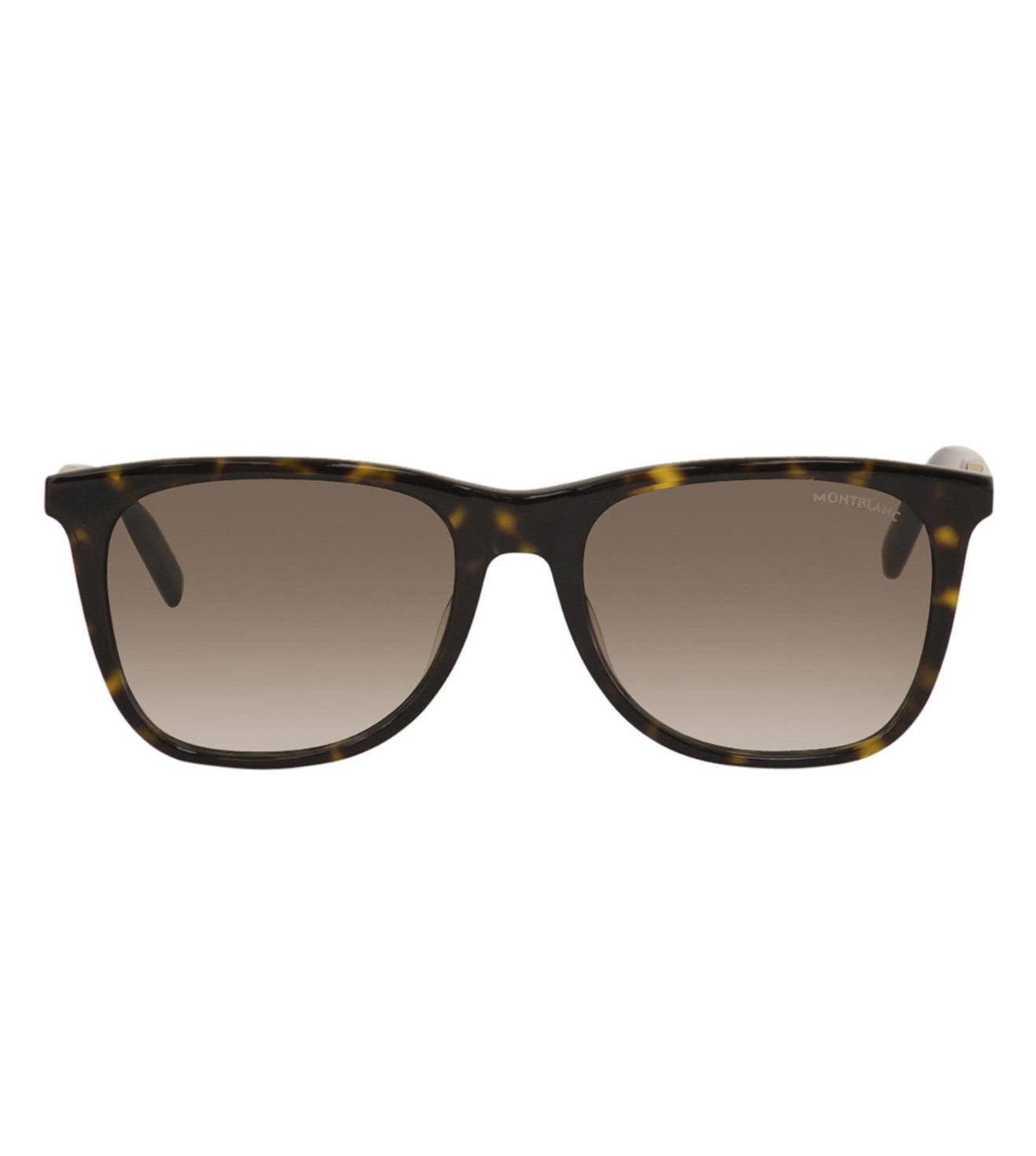 Montblanc Men's Brown Wayfarer Sunglasses