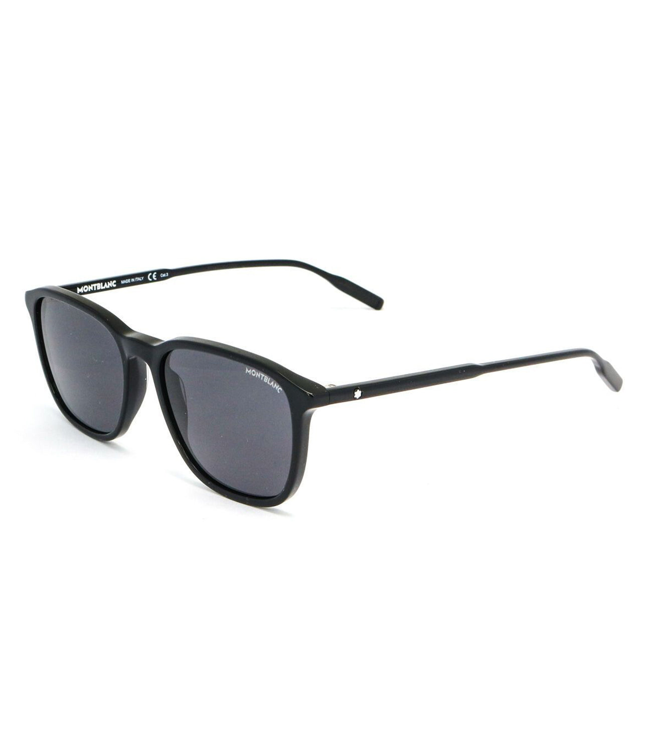 Montblanc Men's Grey Wayfarer Sunglasses