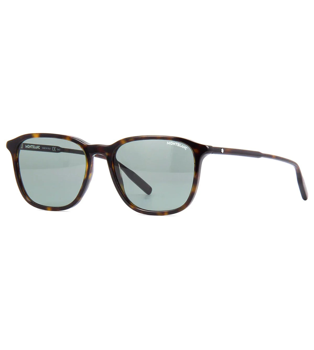 Montblanc Men's Green Wayfarer Sunglasses