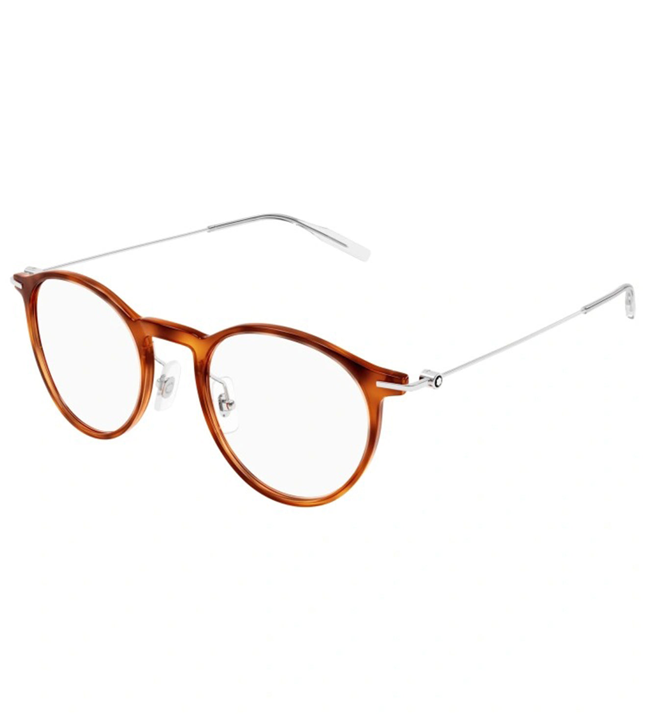 Montblanc Men's Havana Round Optical Frame