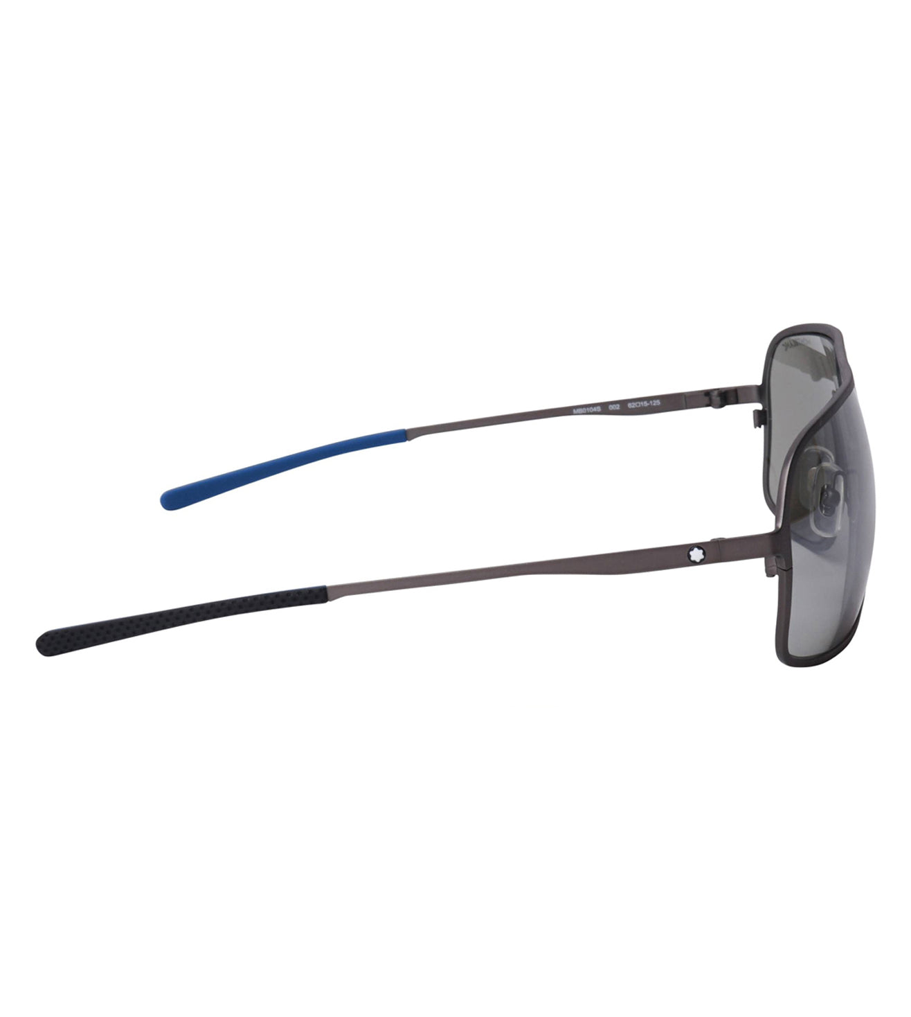 Montblanc Men's Silver Aviator Sunglasses