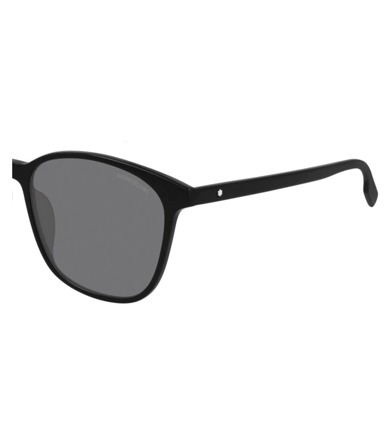 Montblanc Unisex Grey Wayfarer Sunglasses