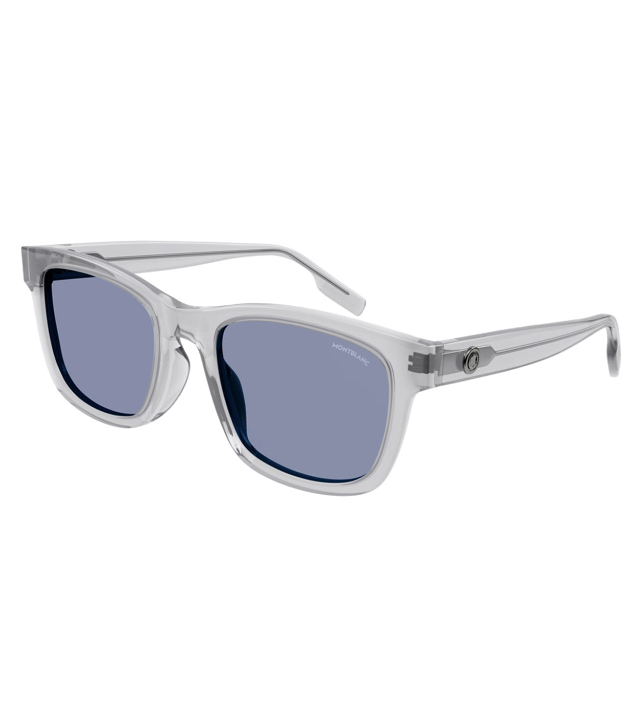 Montblanc Men's Blue Wayfarer Sunglasses