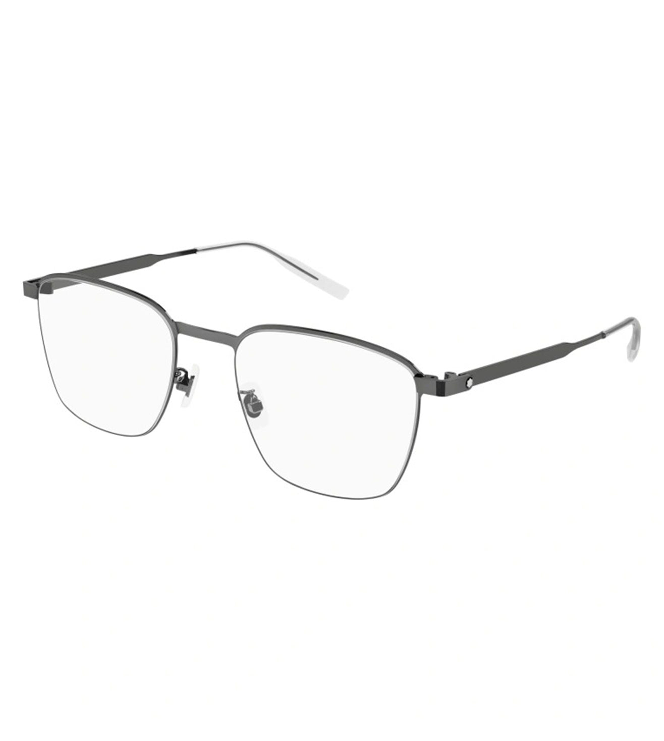 Montblanc Men's Ruthenium Square Optical Frame