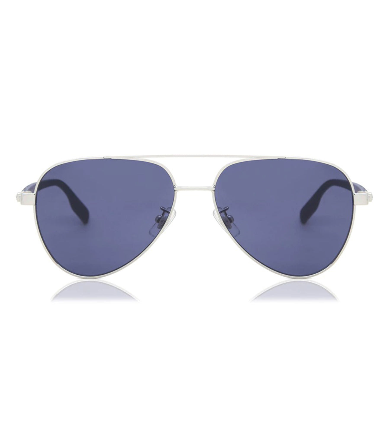 Montblanc Men's Blue Aviator Sunglasses