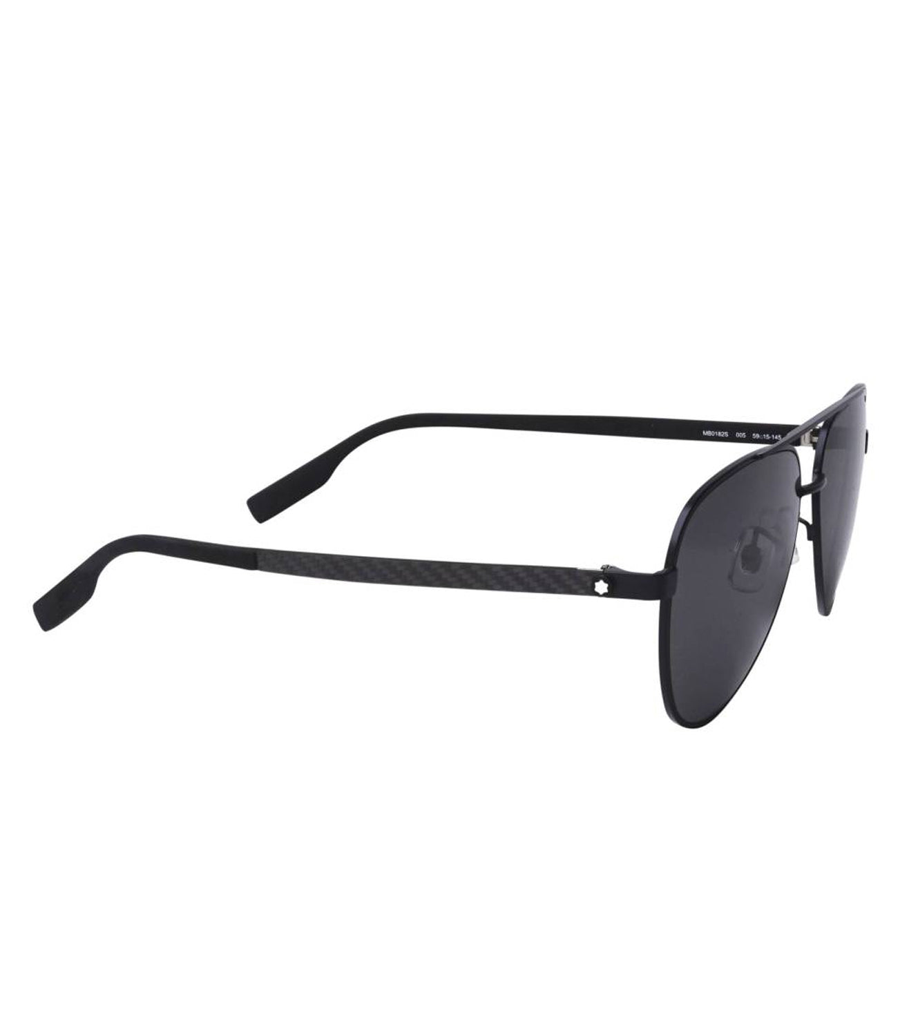 Montblanc Men's Grey Aviator Sunglasses