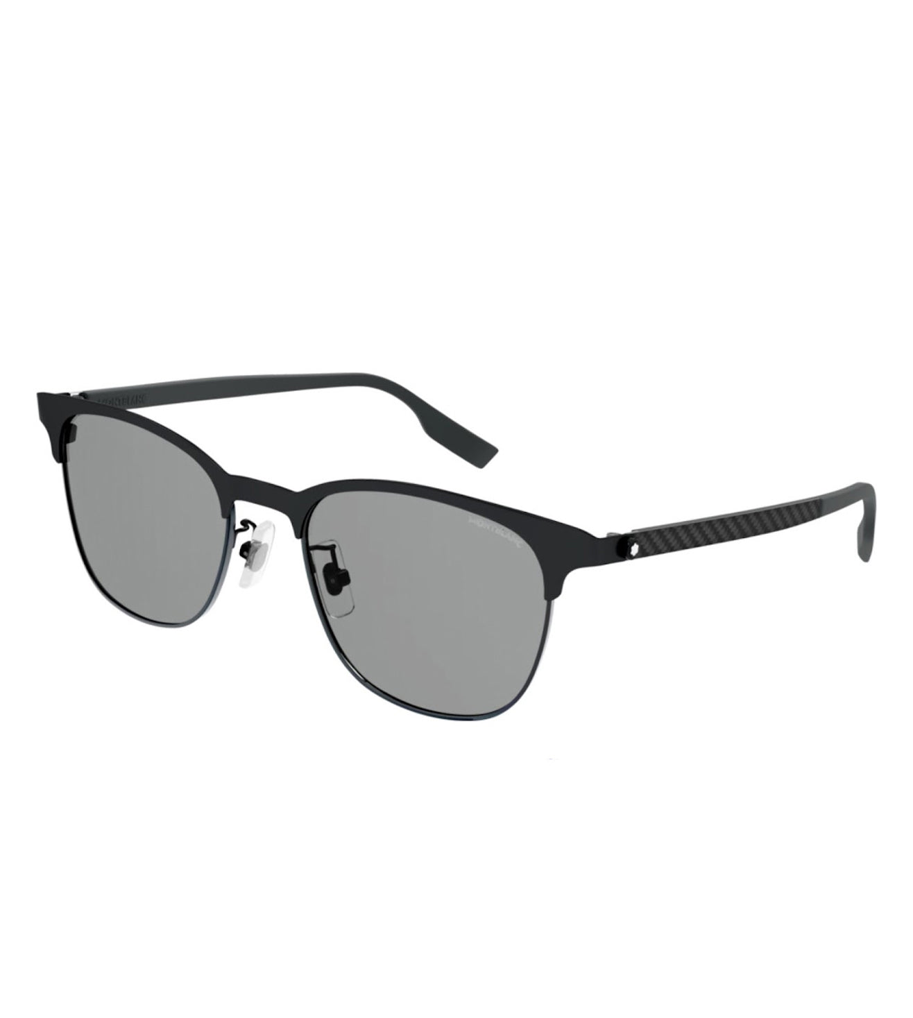 Montblanc Men's Smoke Square Sunglasses