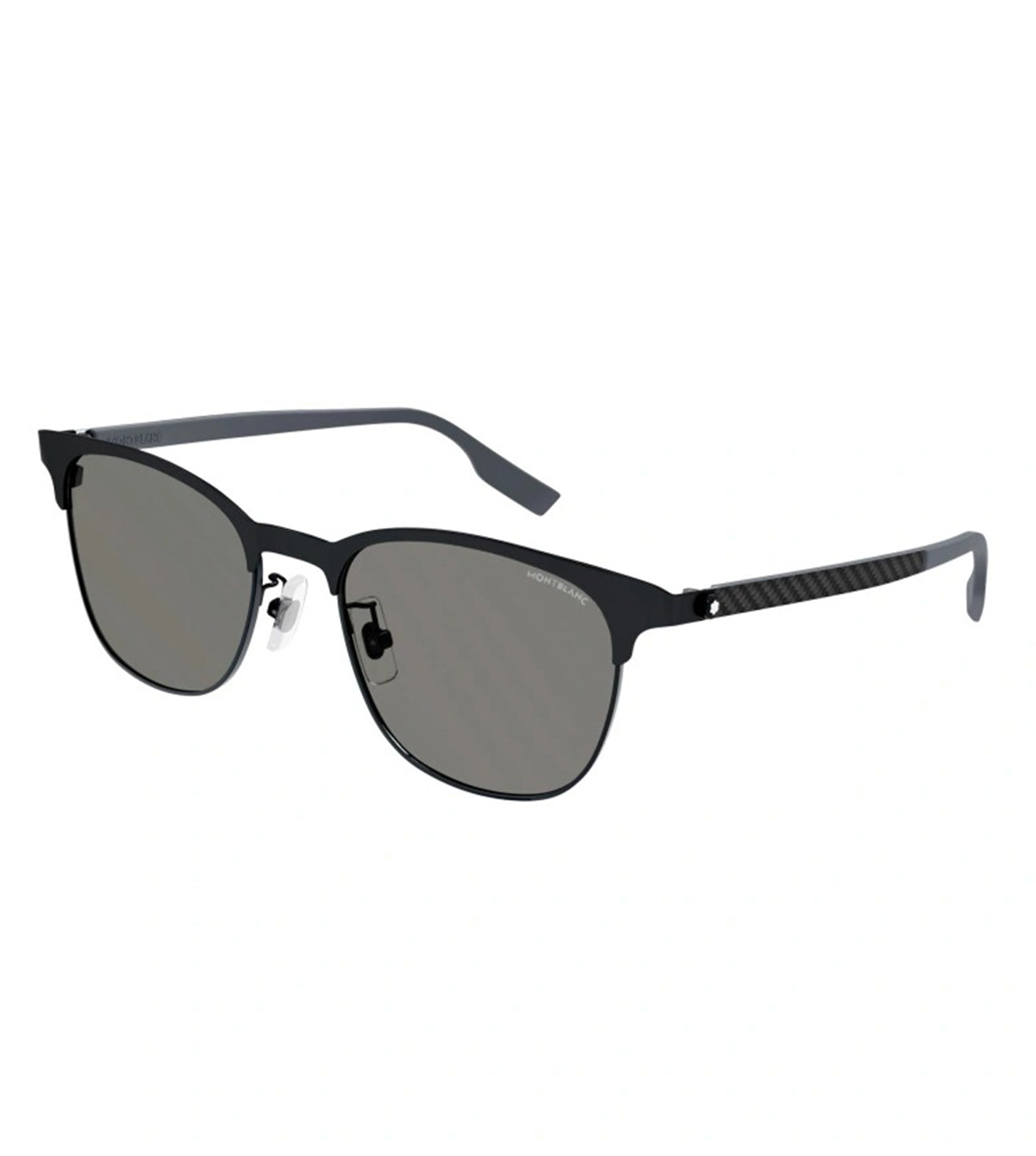 Montblanc Men's Grey Square Sunglasses