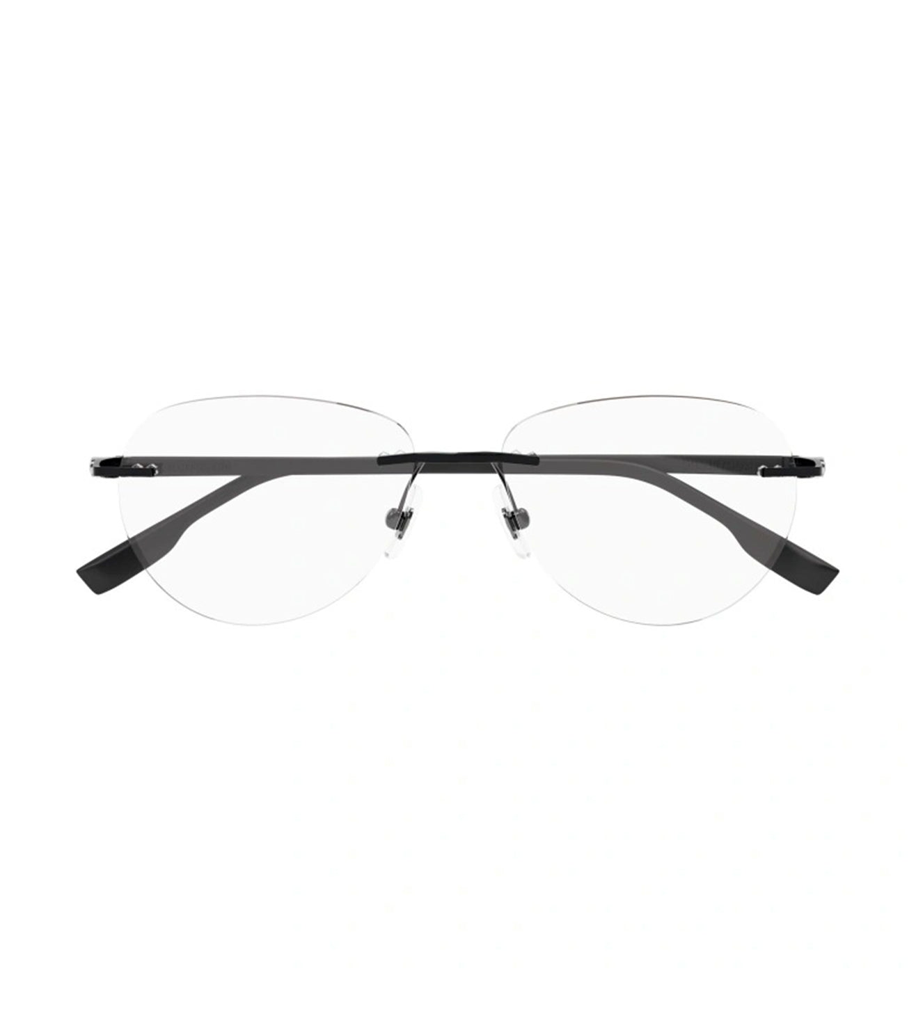Montblanc Men's Black Round Optical Frame