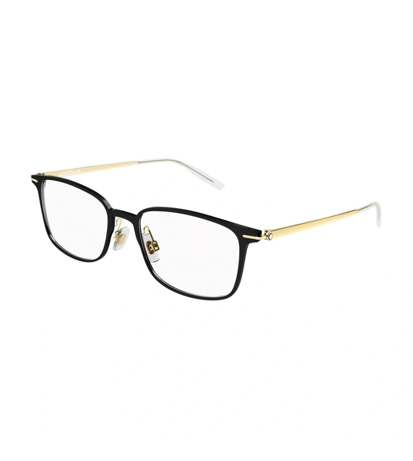 Montblanc Men's Black Square Optical Frame