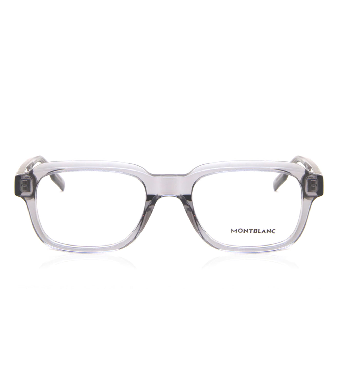 Montblanc Men's Grey Rectangular Optical Frame