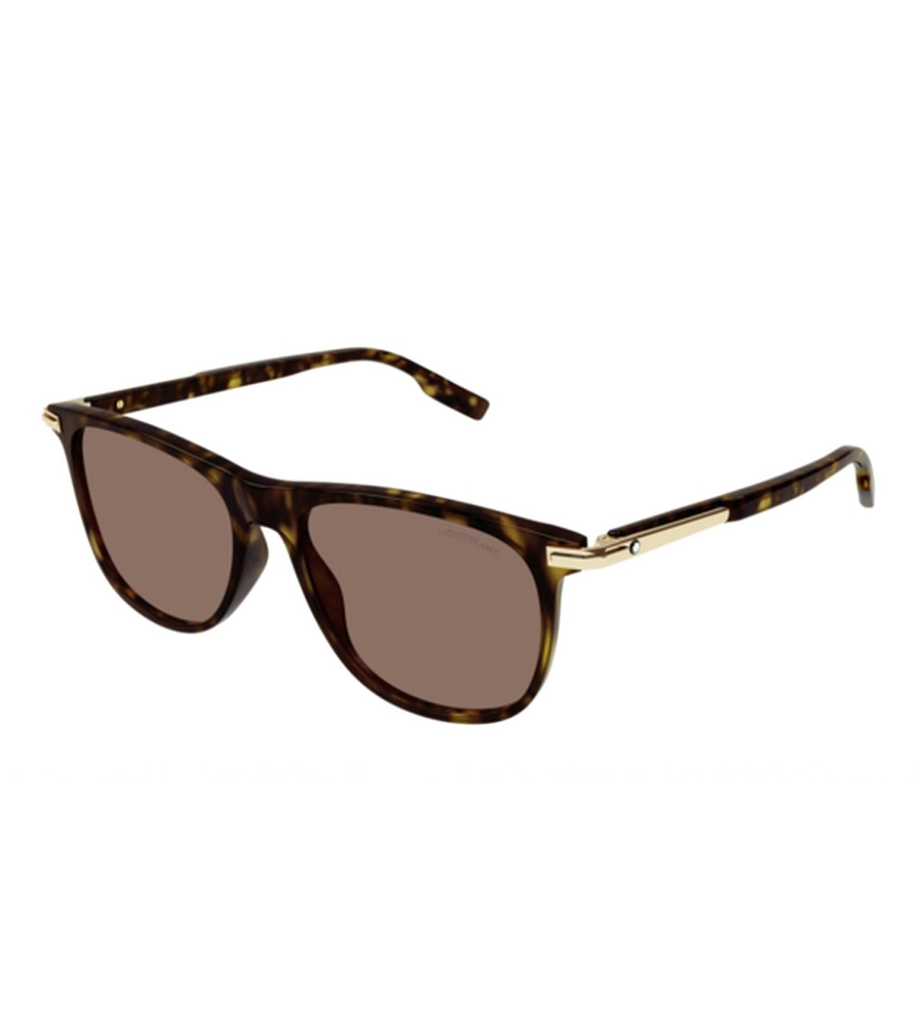 Montblanc Men's Brown Square Sunglasses