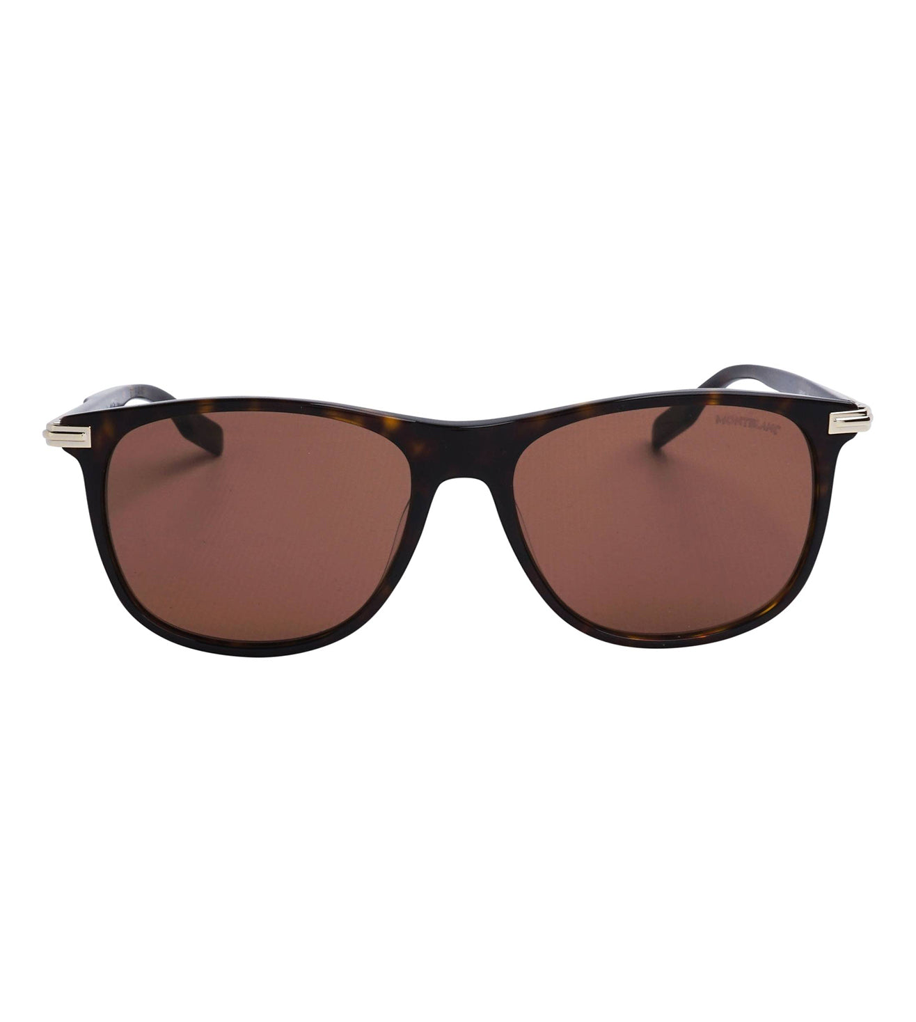 Montblanc Men's Brown Square Sunglasses