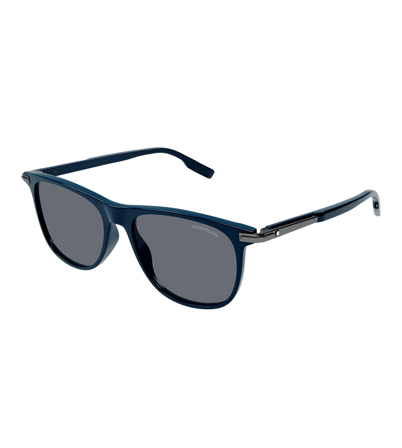 Montblanc Men's Grey Wayfarer Sunglasses