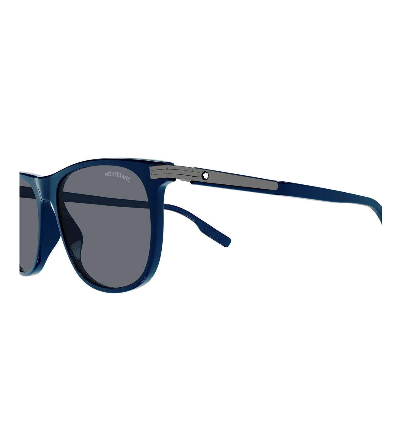 Montblanc Men's Grey Wayfarer Sunglasses