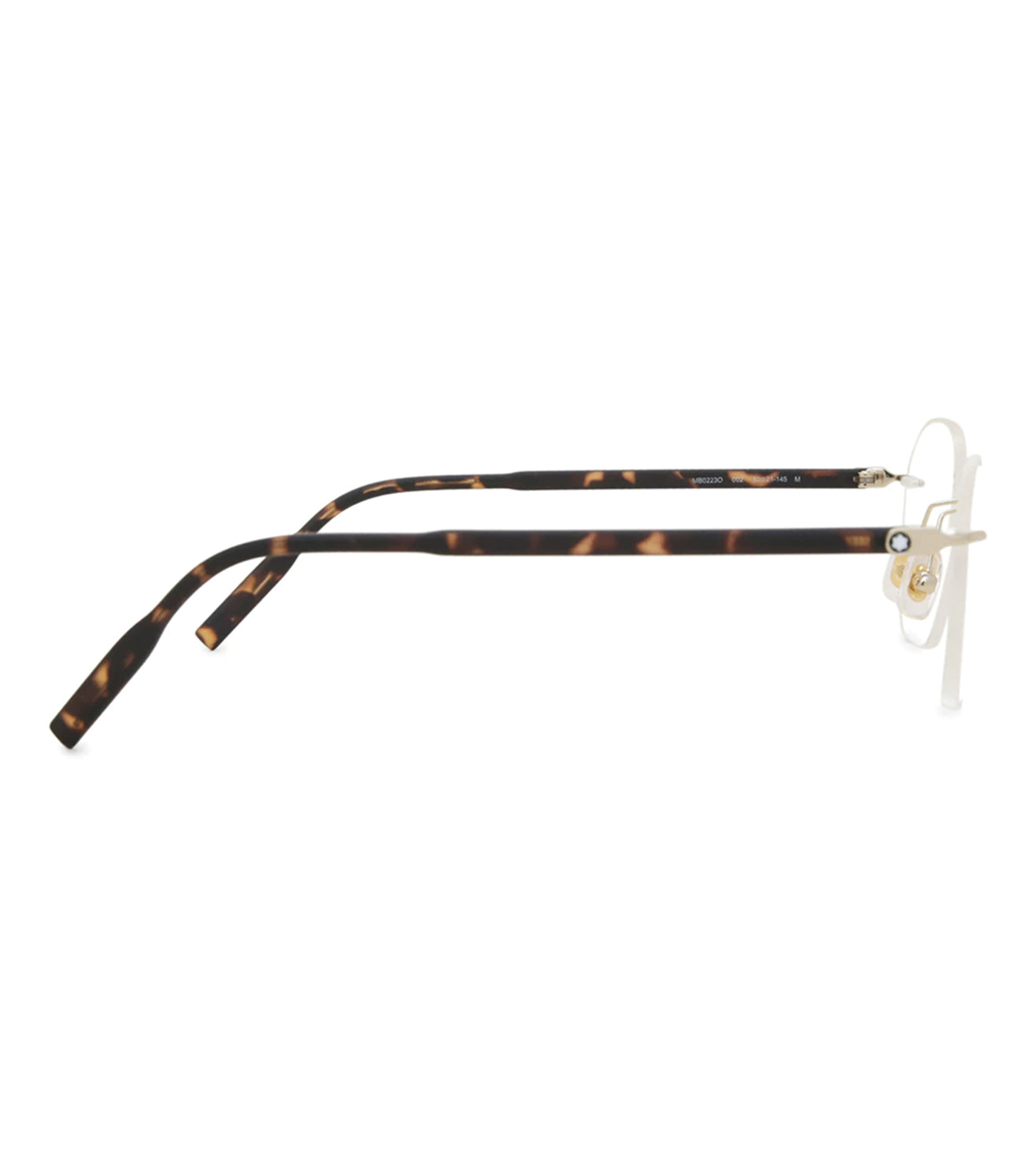 Montblanc Men's Gold Round Optical Frame
