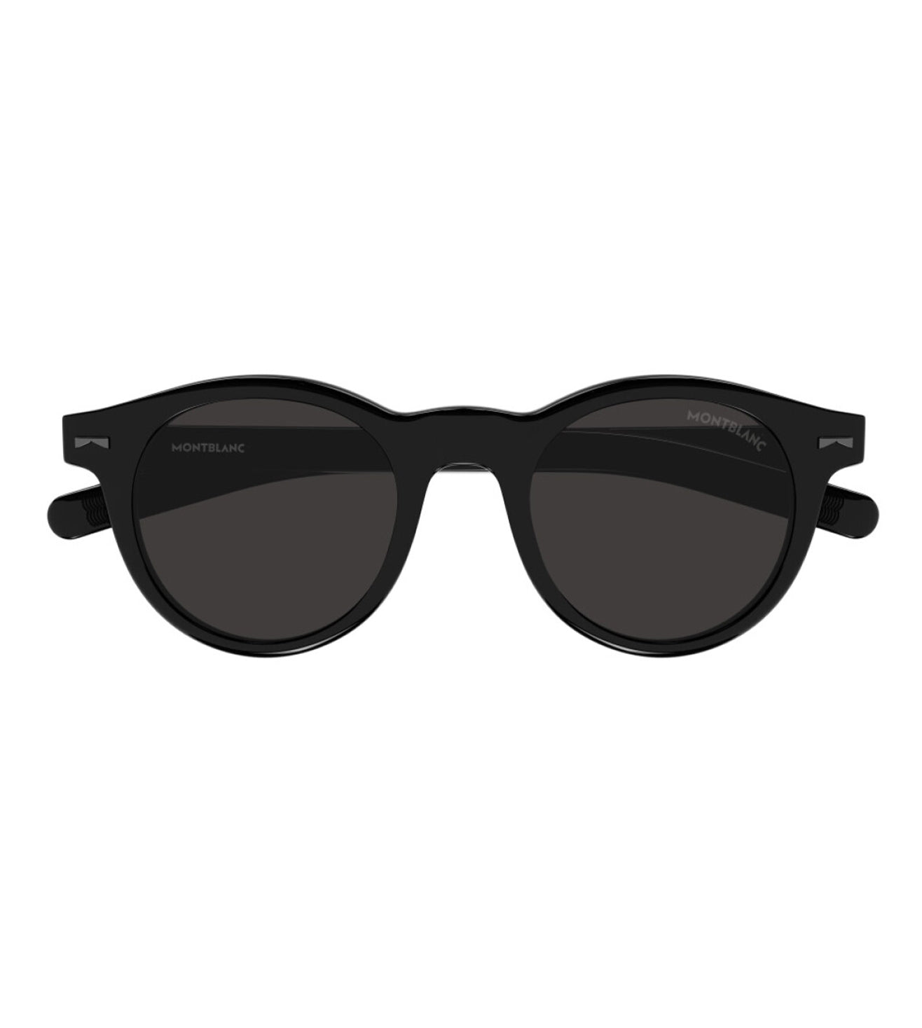 Montblanc Men's Grey Round Sunglasses