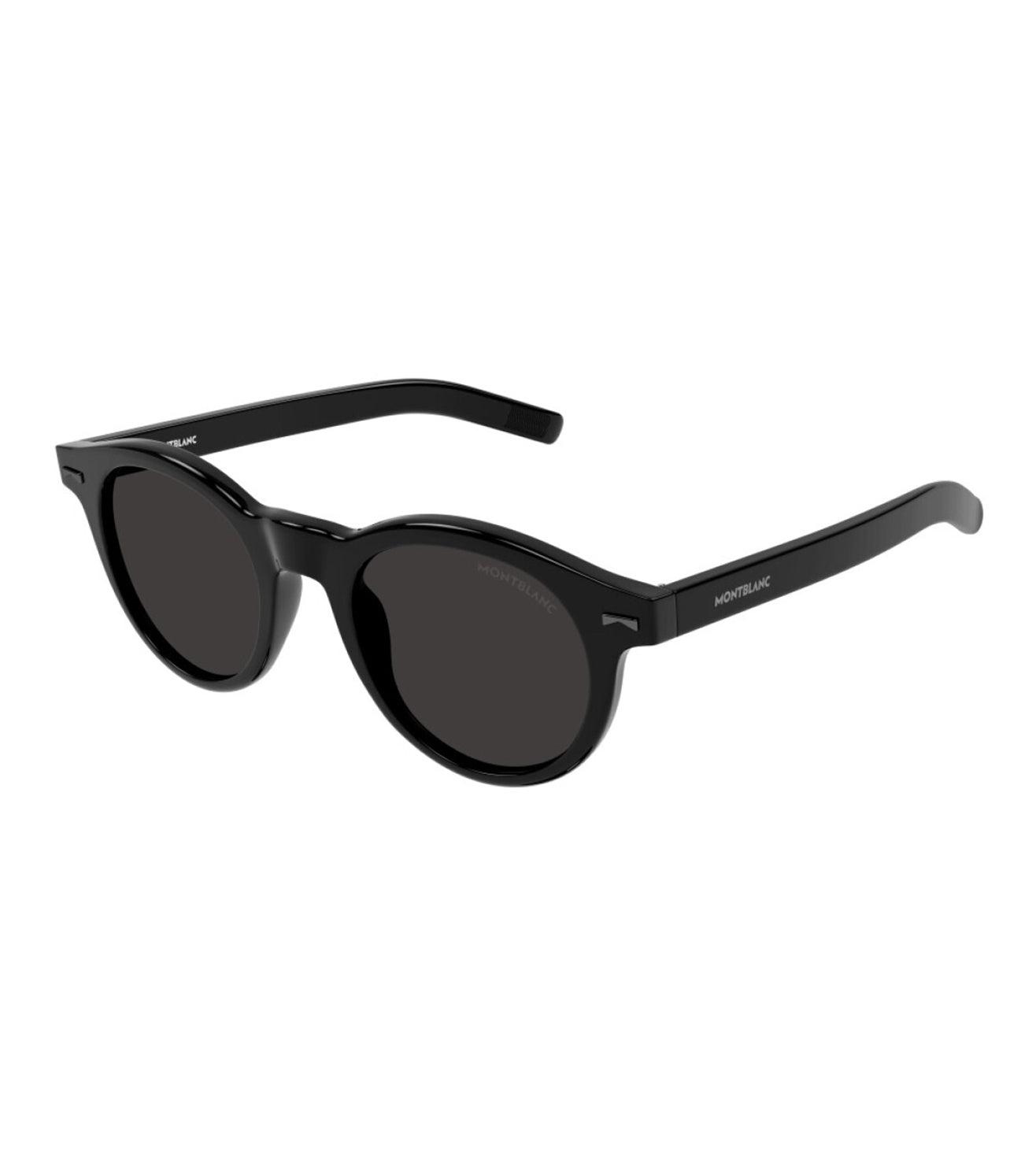 Montblanc Men's Grey Round Sunglasses