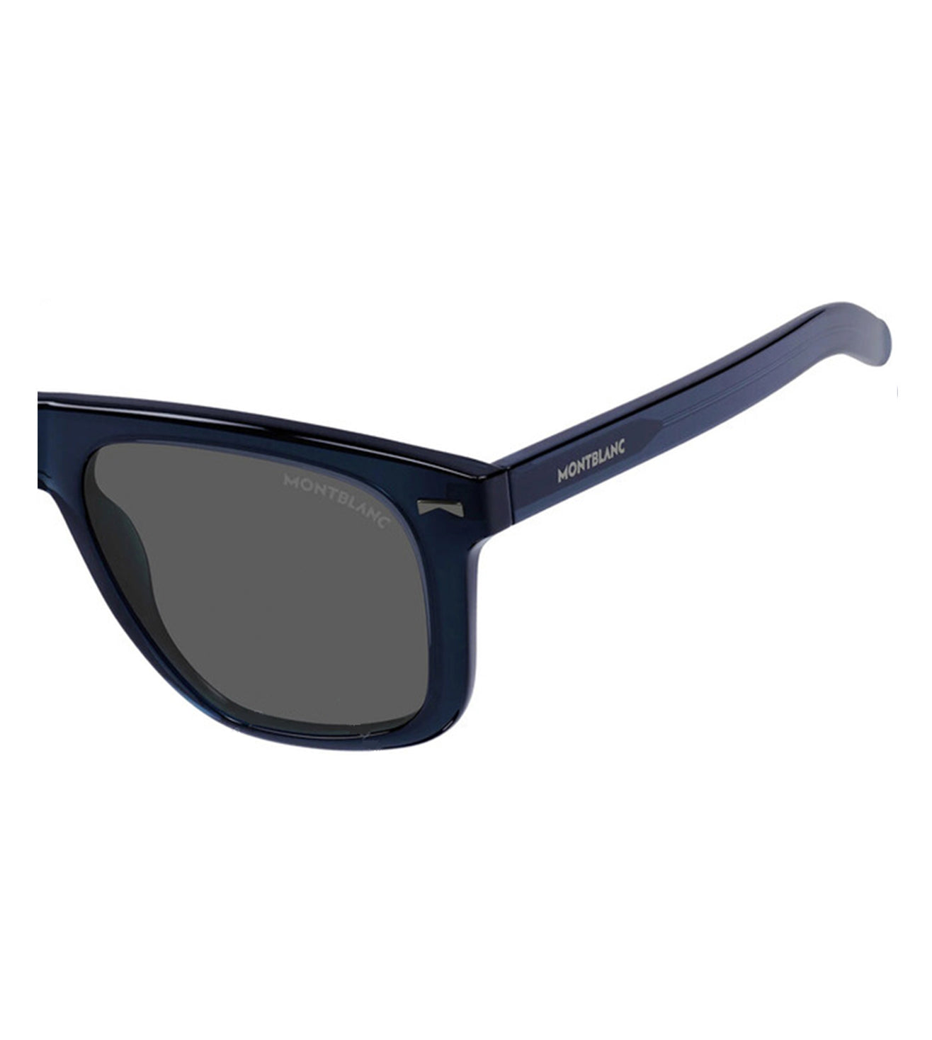 Montblanc Men's Blue Square Sunglasses