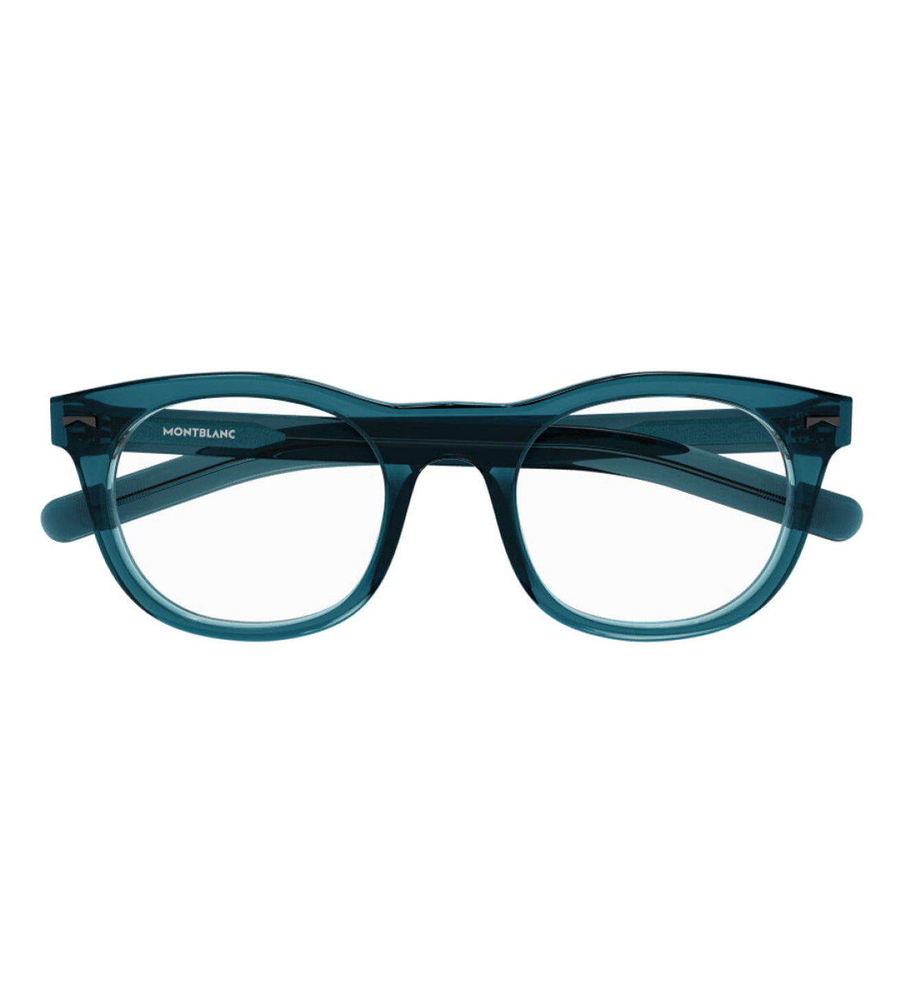 Montblanc Men's Green Rectangle Optical Frame