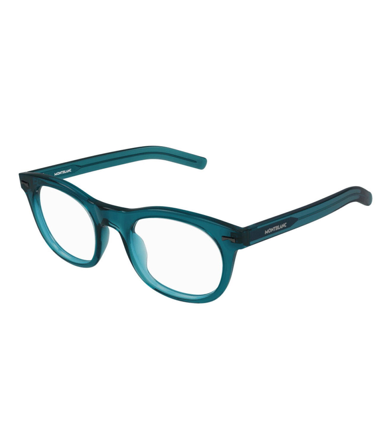 Montblanc Men's Green Rectangle Optical Frame