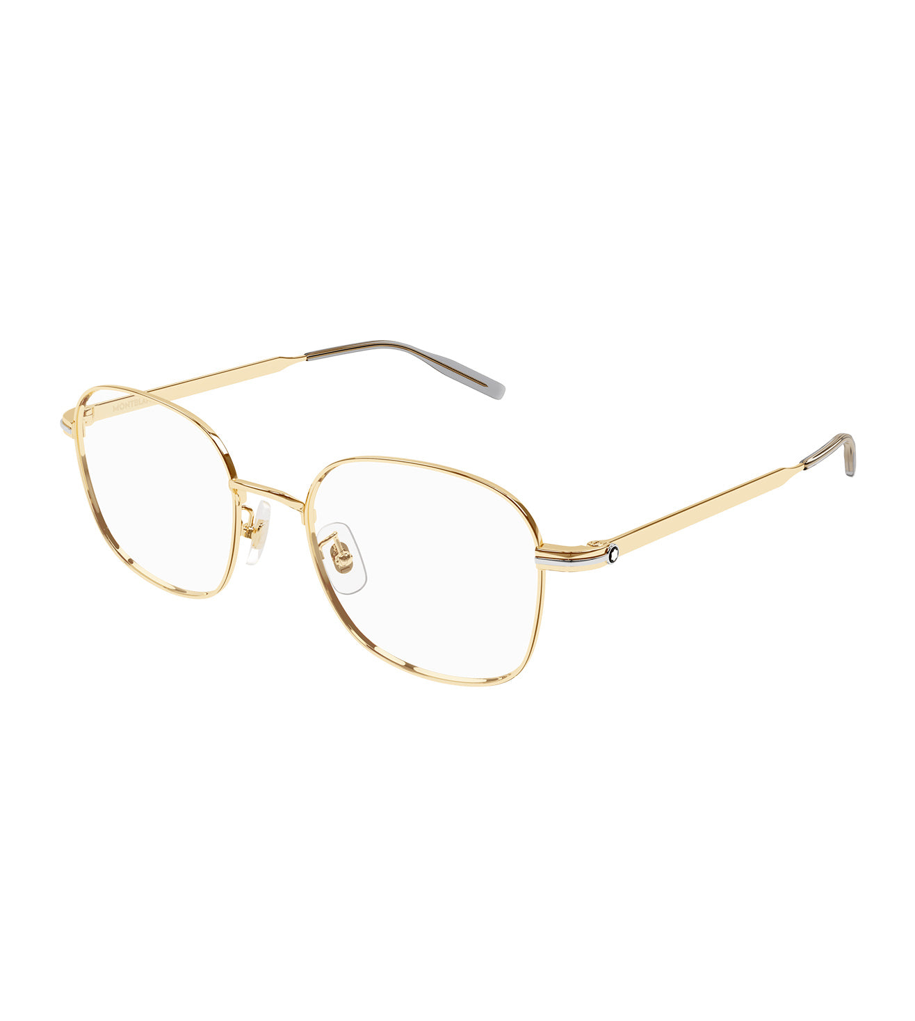 Montblanc Men's Gold Round Optical Frame
