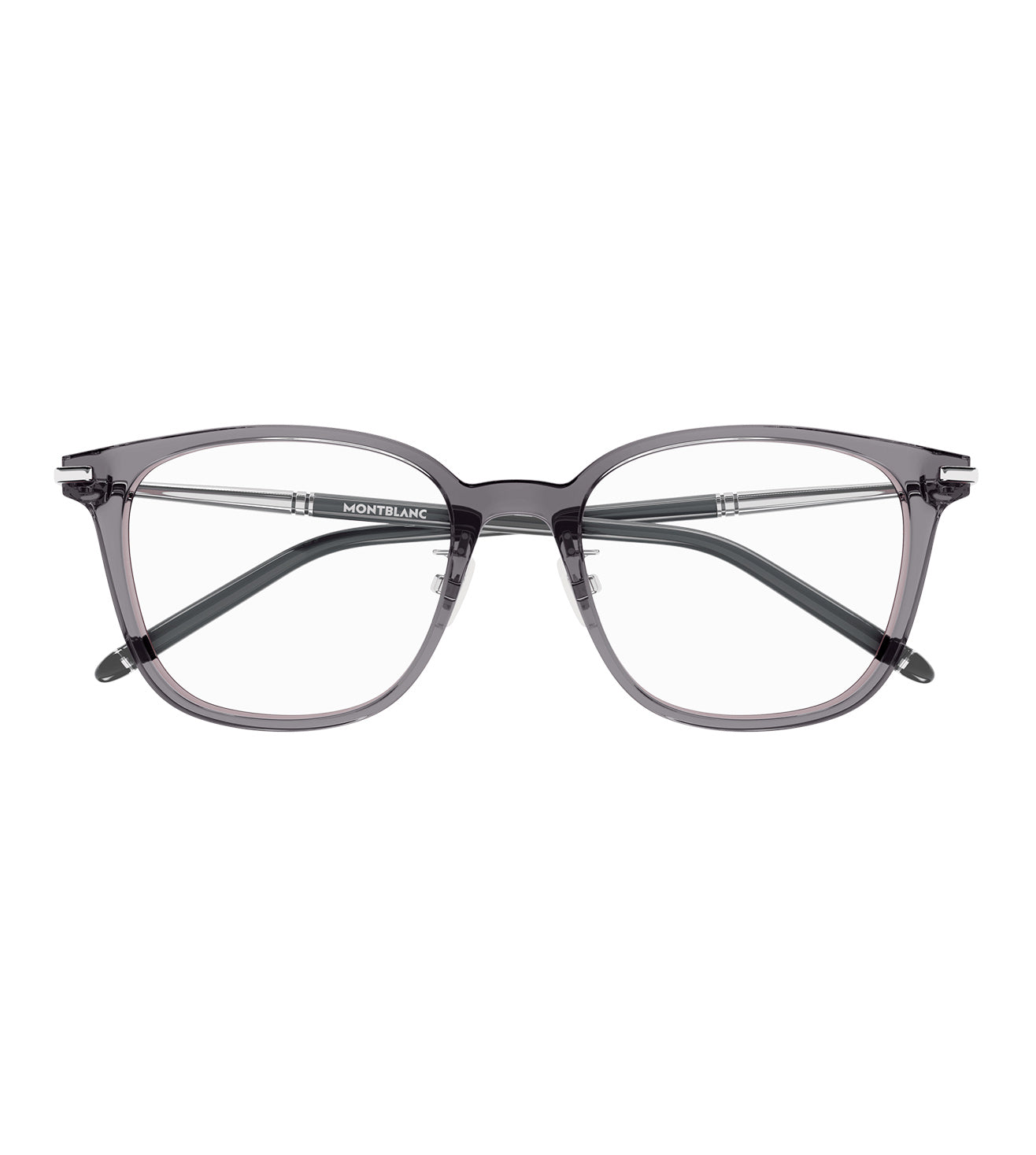 Montblanc Men's Grey Square Optical Frame