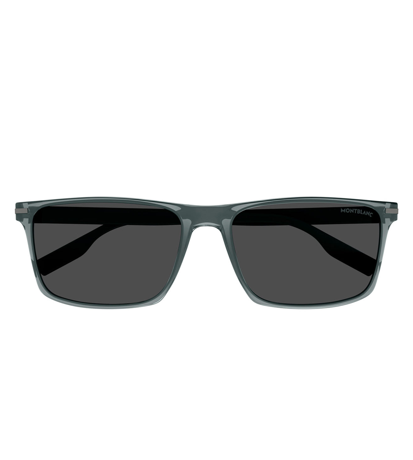 Montblanc Men's Smoke Rectangular Sunglasses