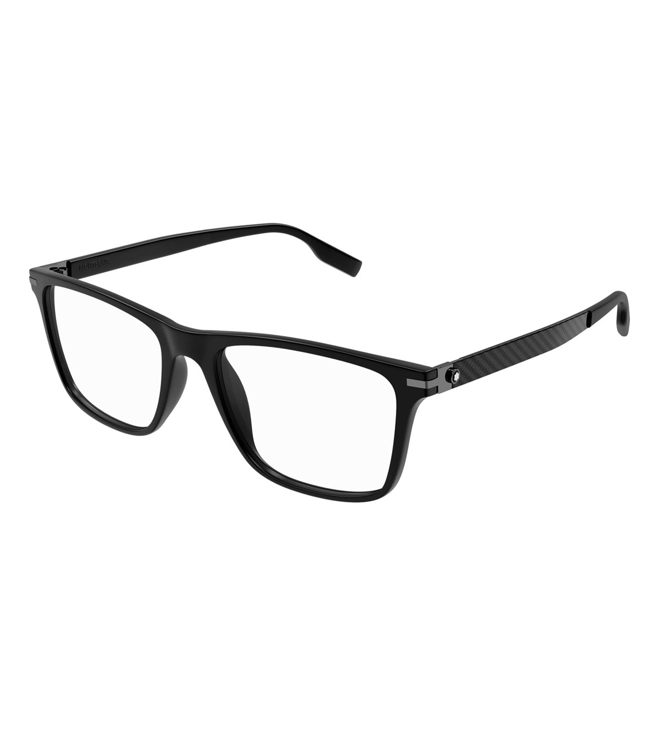 Montblanc Men's Black Square Optical Frame