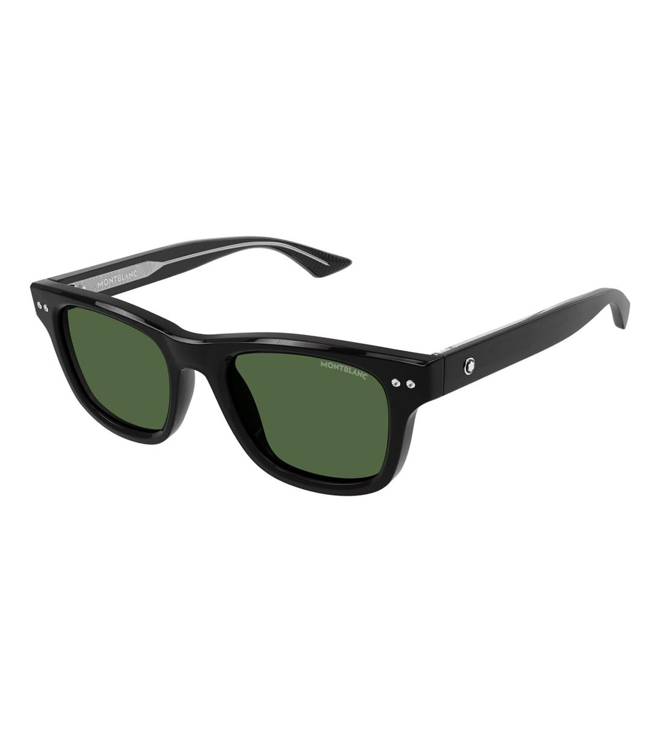 Montblanc Men's Green Square Sunglasses