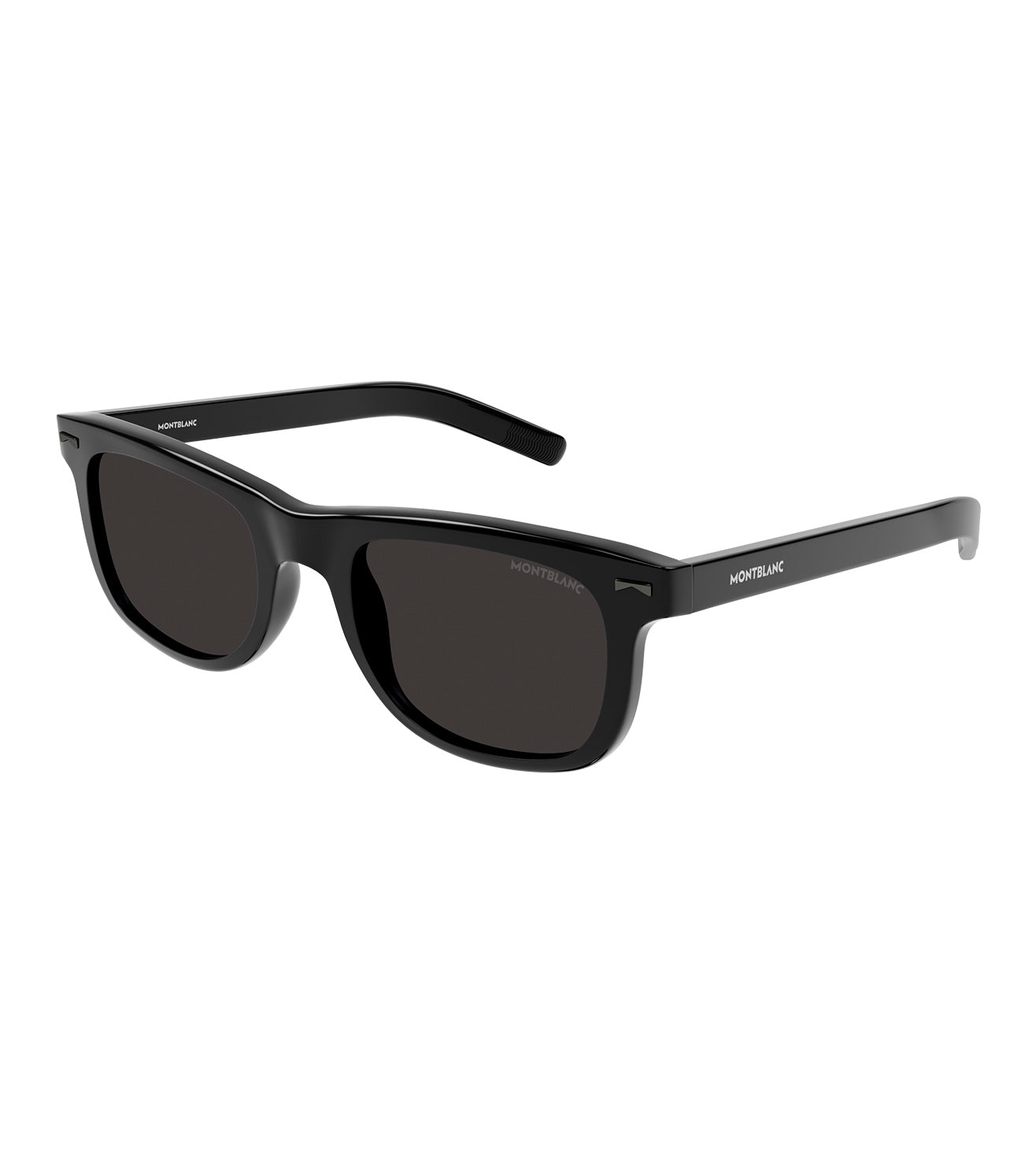 Montblanc Men's Smoke Rectangular Sunglasses