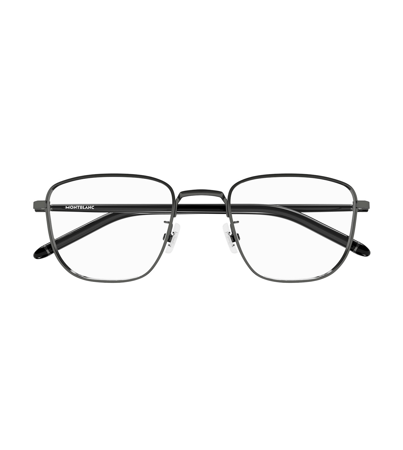 Montblanc Men's Ruthenium Rectangular Optical Frame