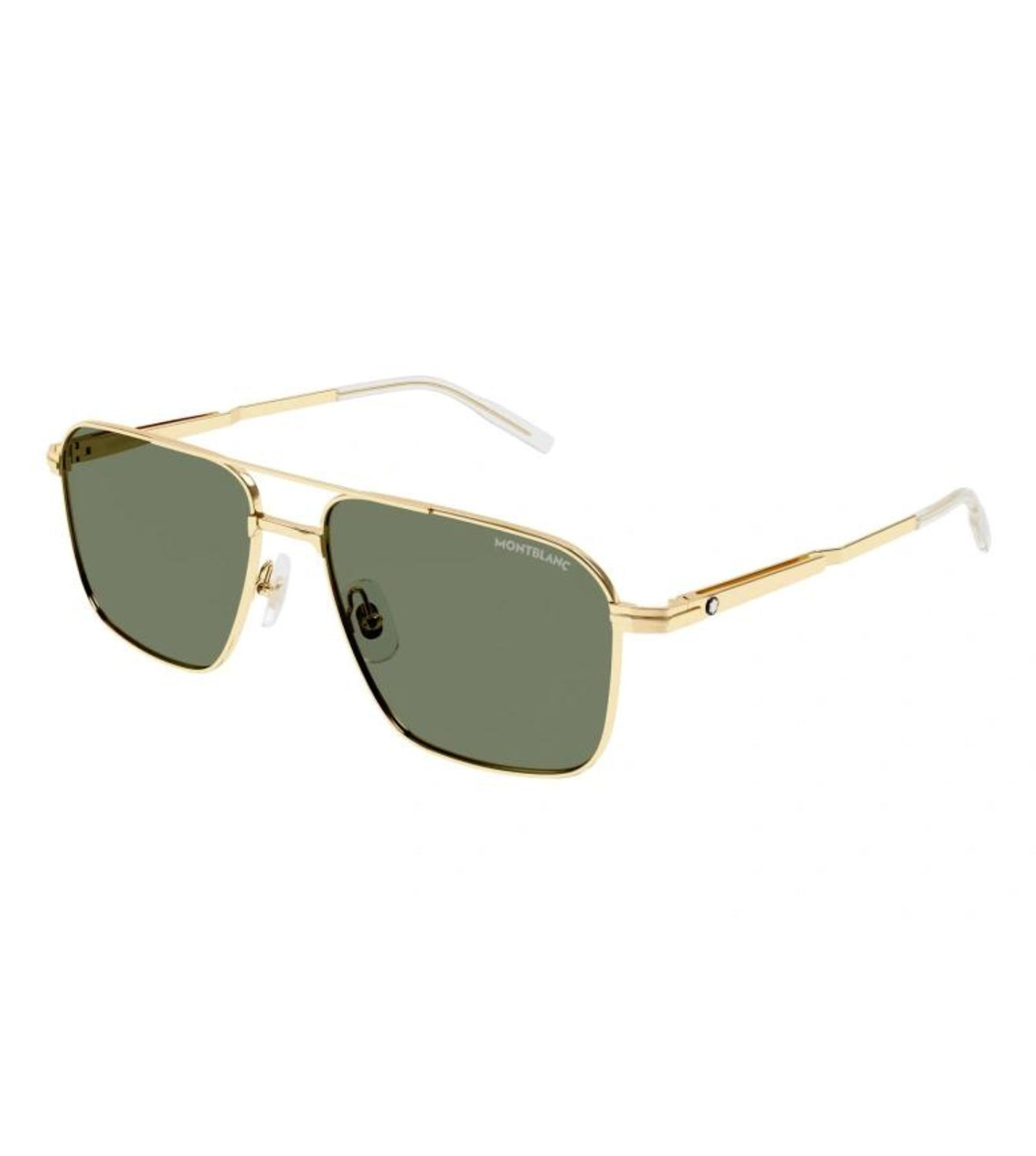 Montblanc Men's Green Pilot Sunglasses