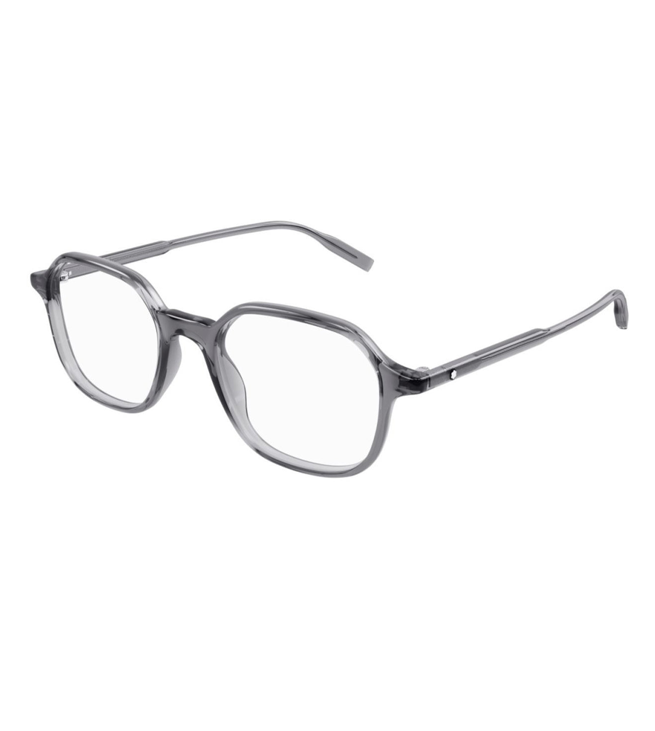 Montblanc Men's Grey Square Optical Frame