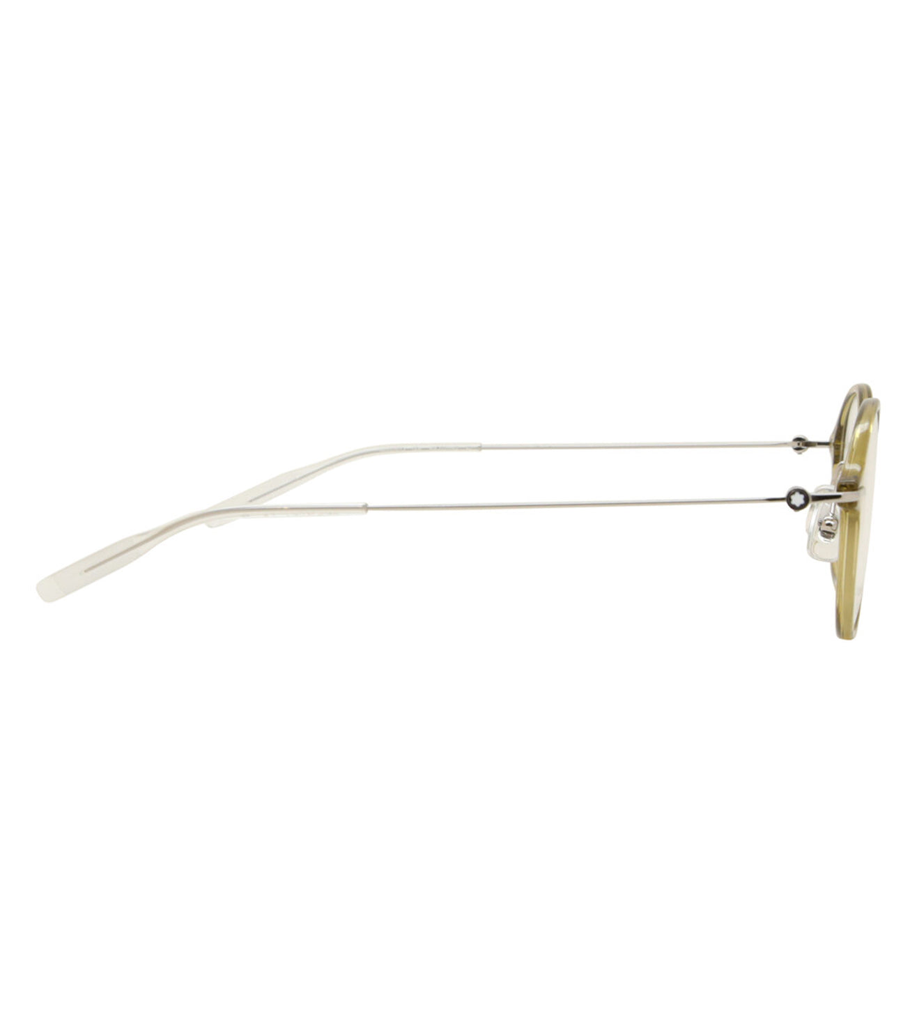 Montblanc Men's Tortoise & Gold Round Optical Frame
