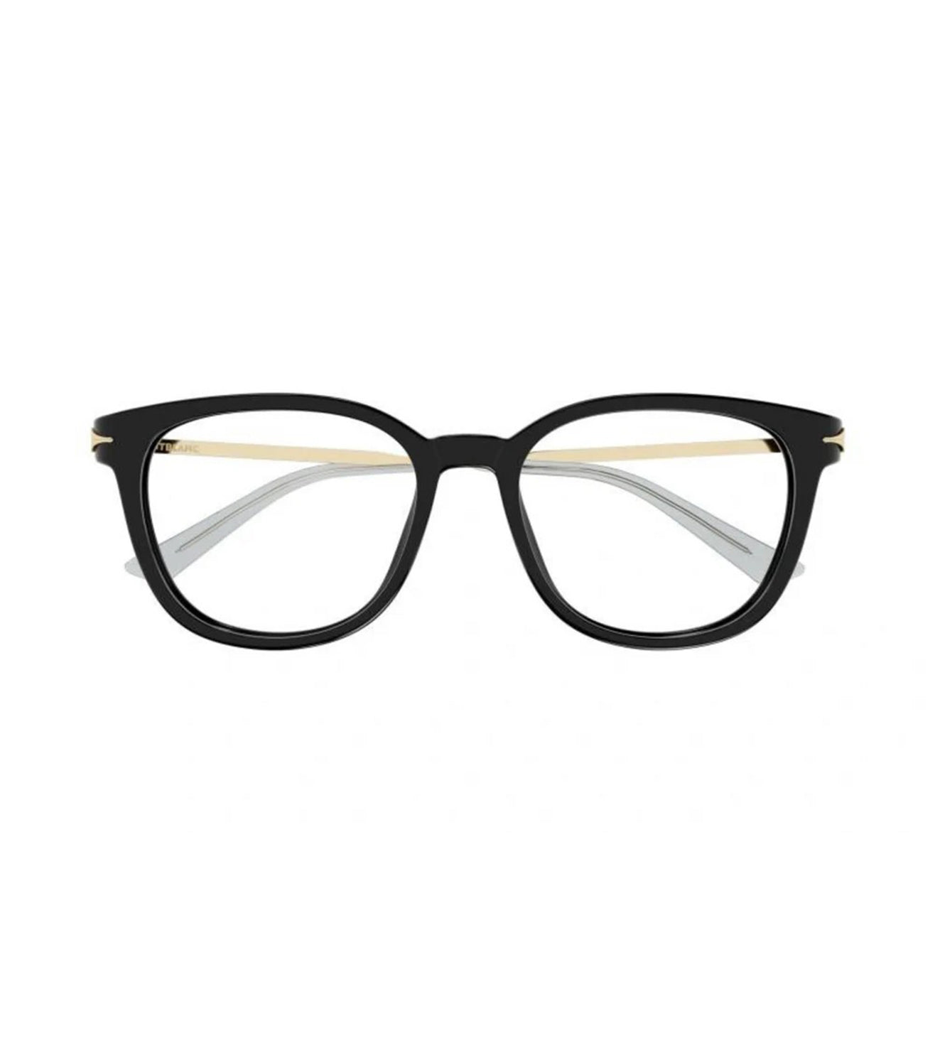 Montblanc Men's Black Square Optical Frame