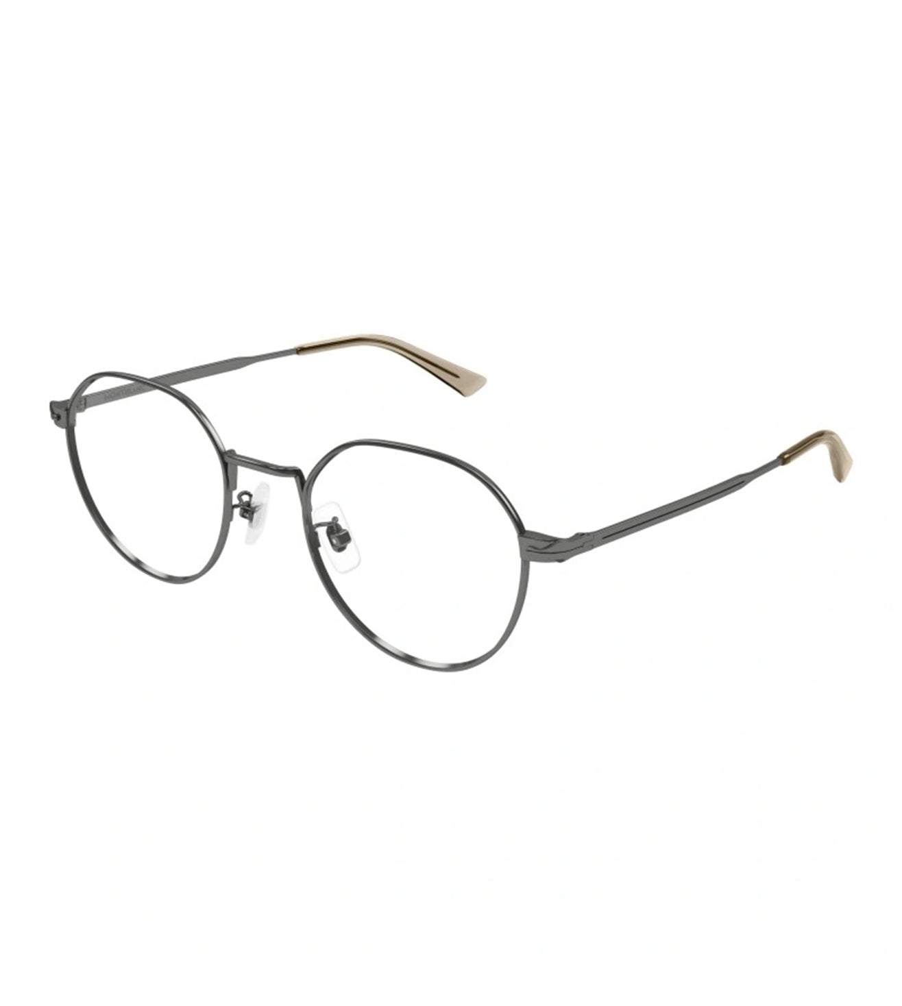 Montblanc Men's Dark Ruthenium Round Optical Frame