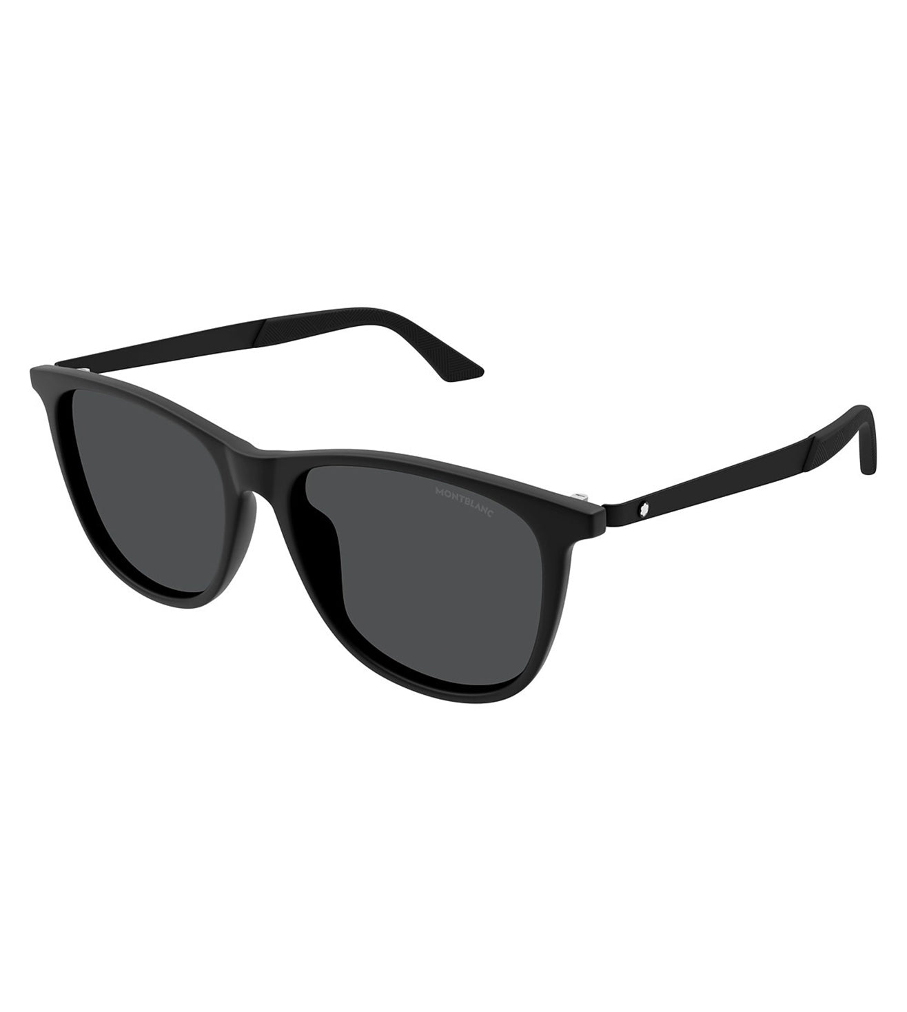 Montblanc Men's Smoke Grey Square Sunglasses