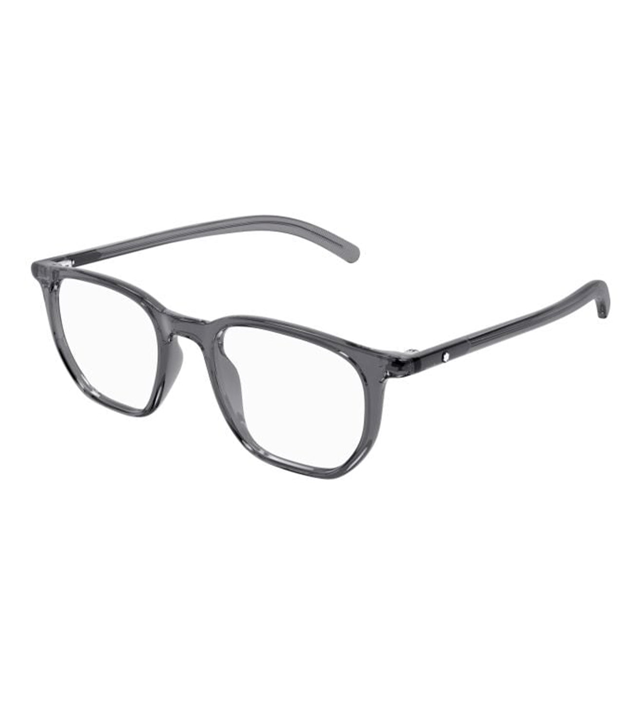 Montblanc Men's Grey Square Optical Frame