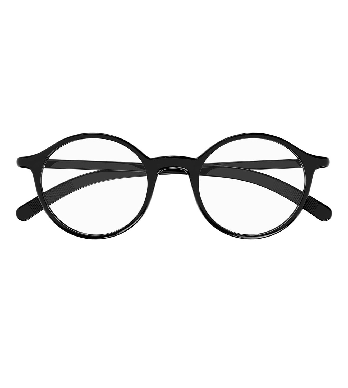 Montblanc Men's Black Round Optical Frame