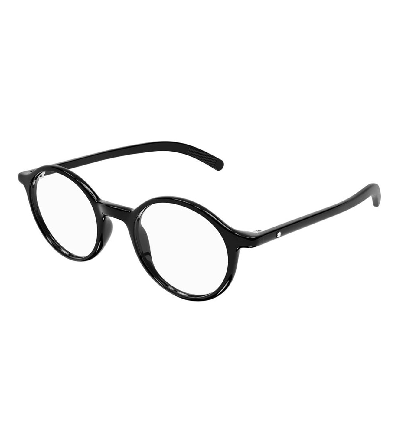 Montblanc Men's Black Round Optical Frame