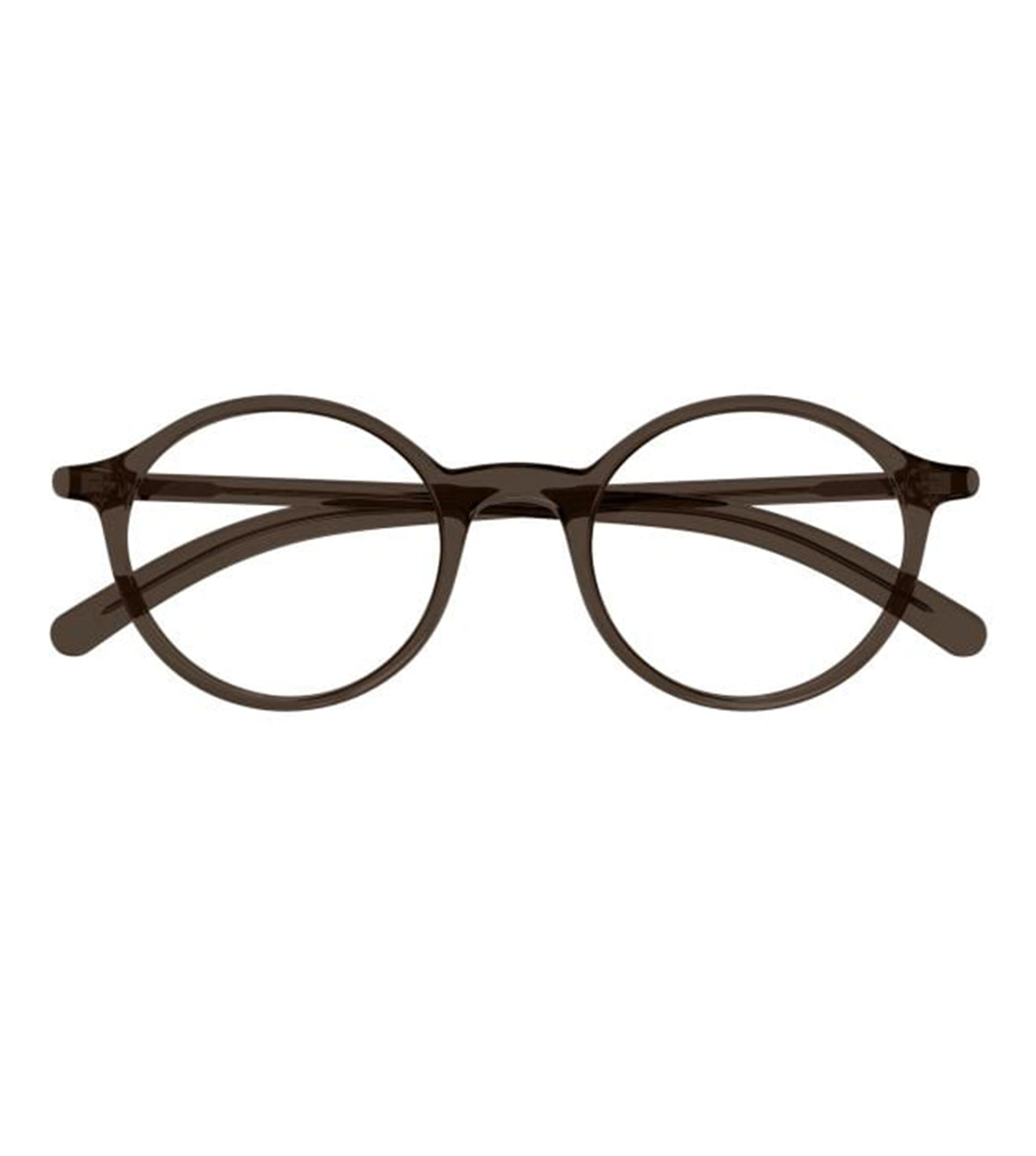 Montblanc Men's Brown Round Optical Frame