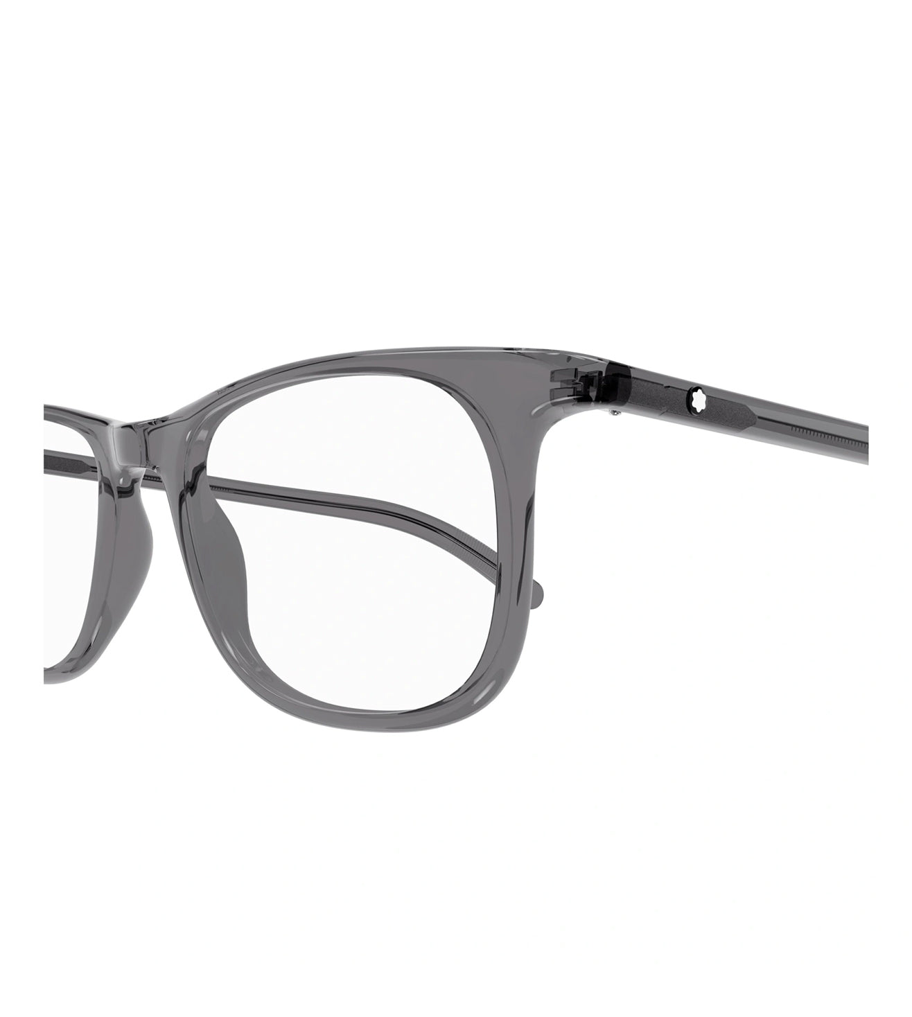 Montblanc Men's Grey Square Optical Frame