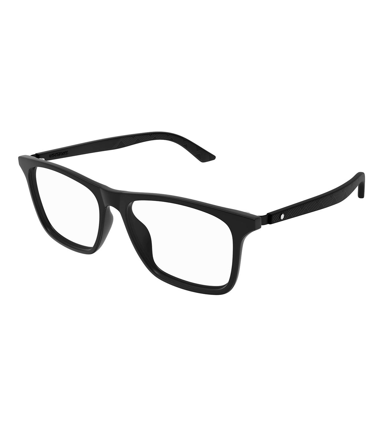 Montblanc Men's Black Square Optical Frame