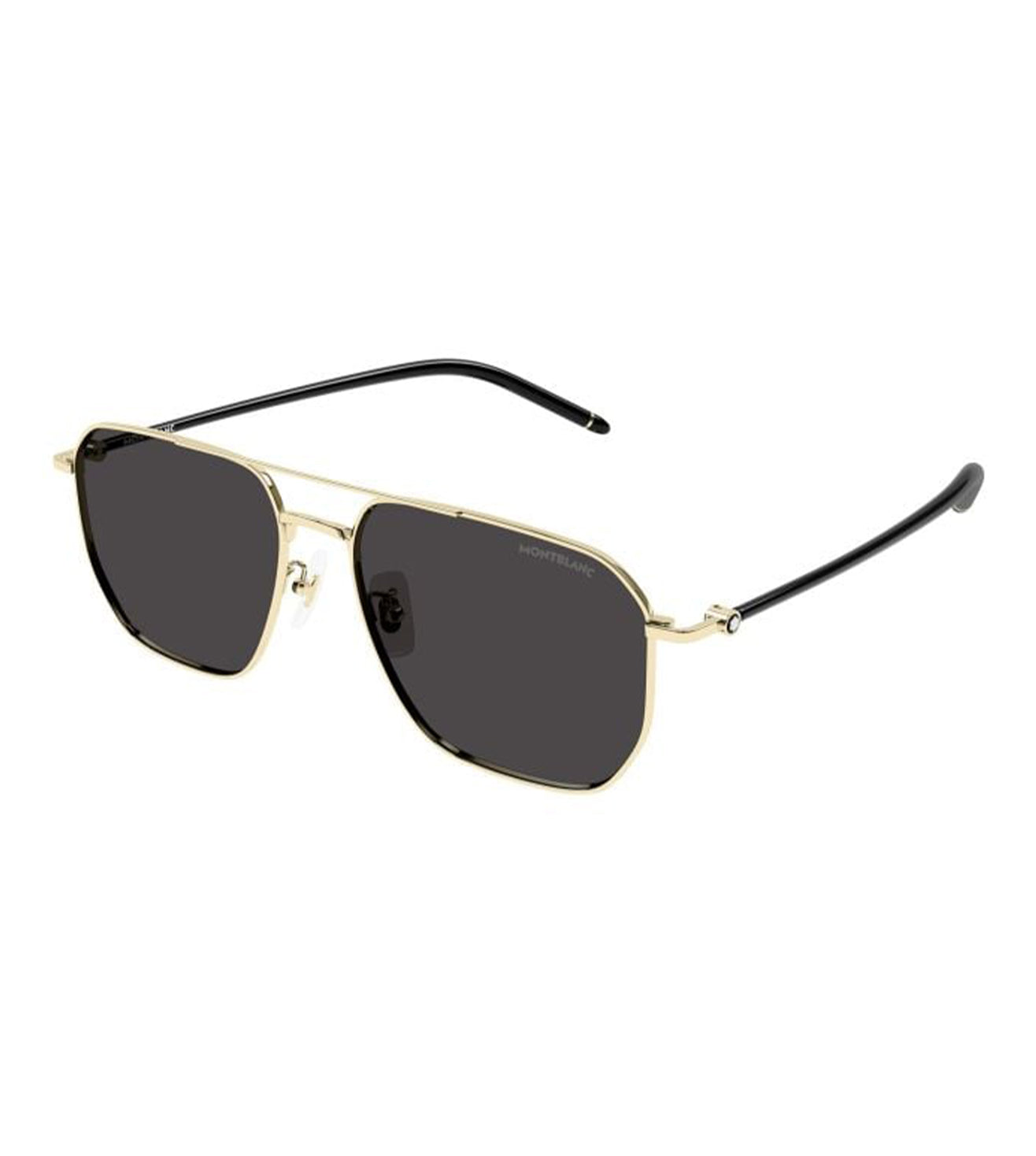 Montblanc Men's Grey Aviator Sunglasses