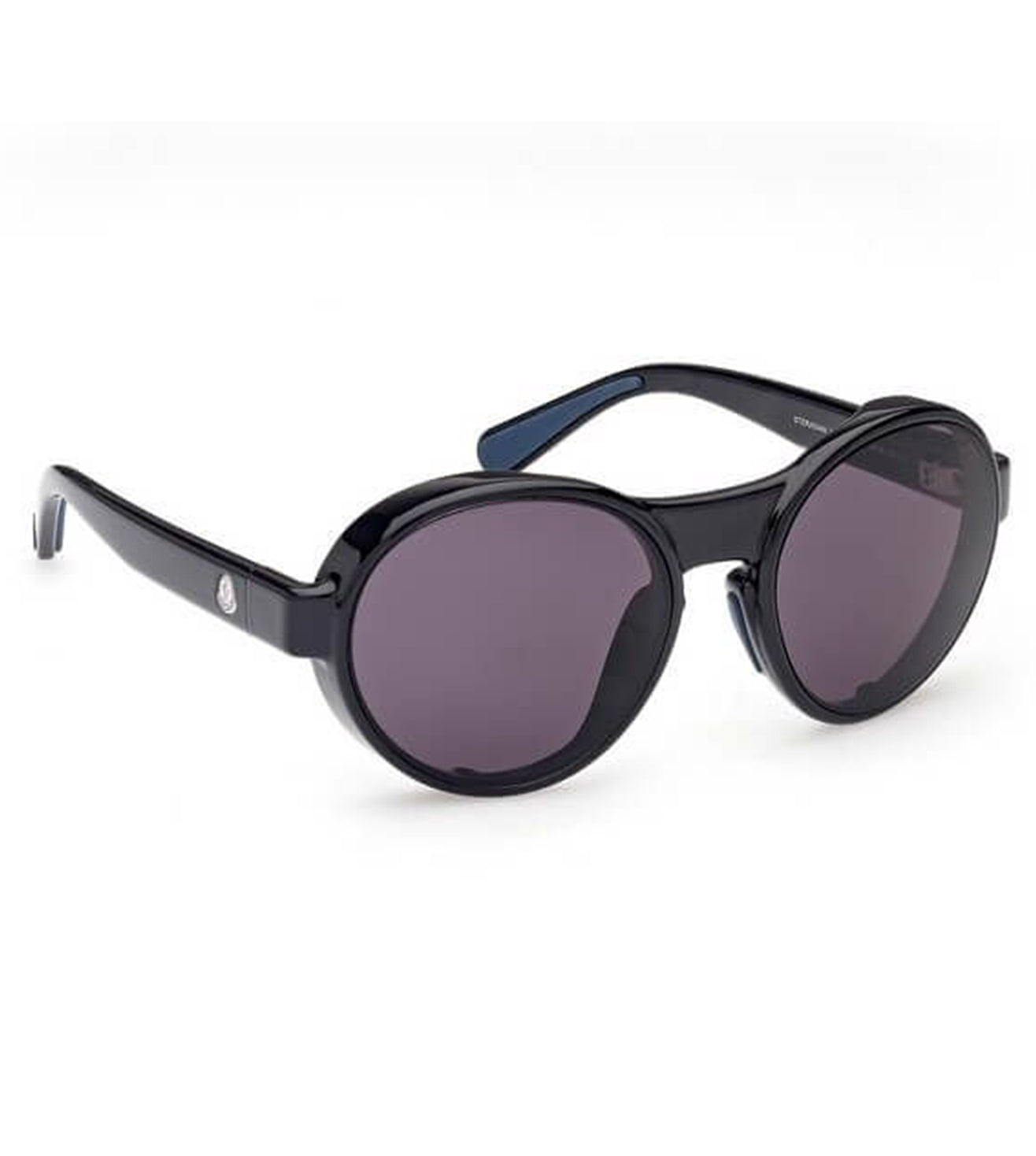 Moncler Unisex Purple Grey Round Sunglasses