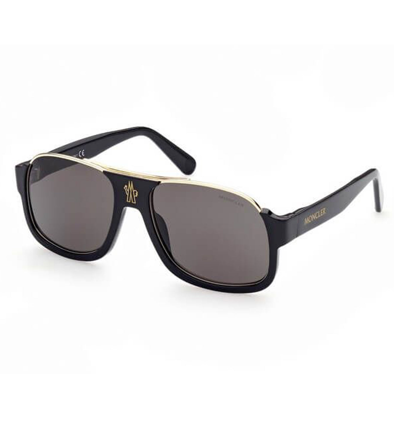 Moncler Men's Smoke Polarized Square Sunglasses