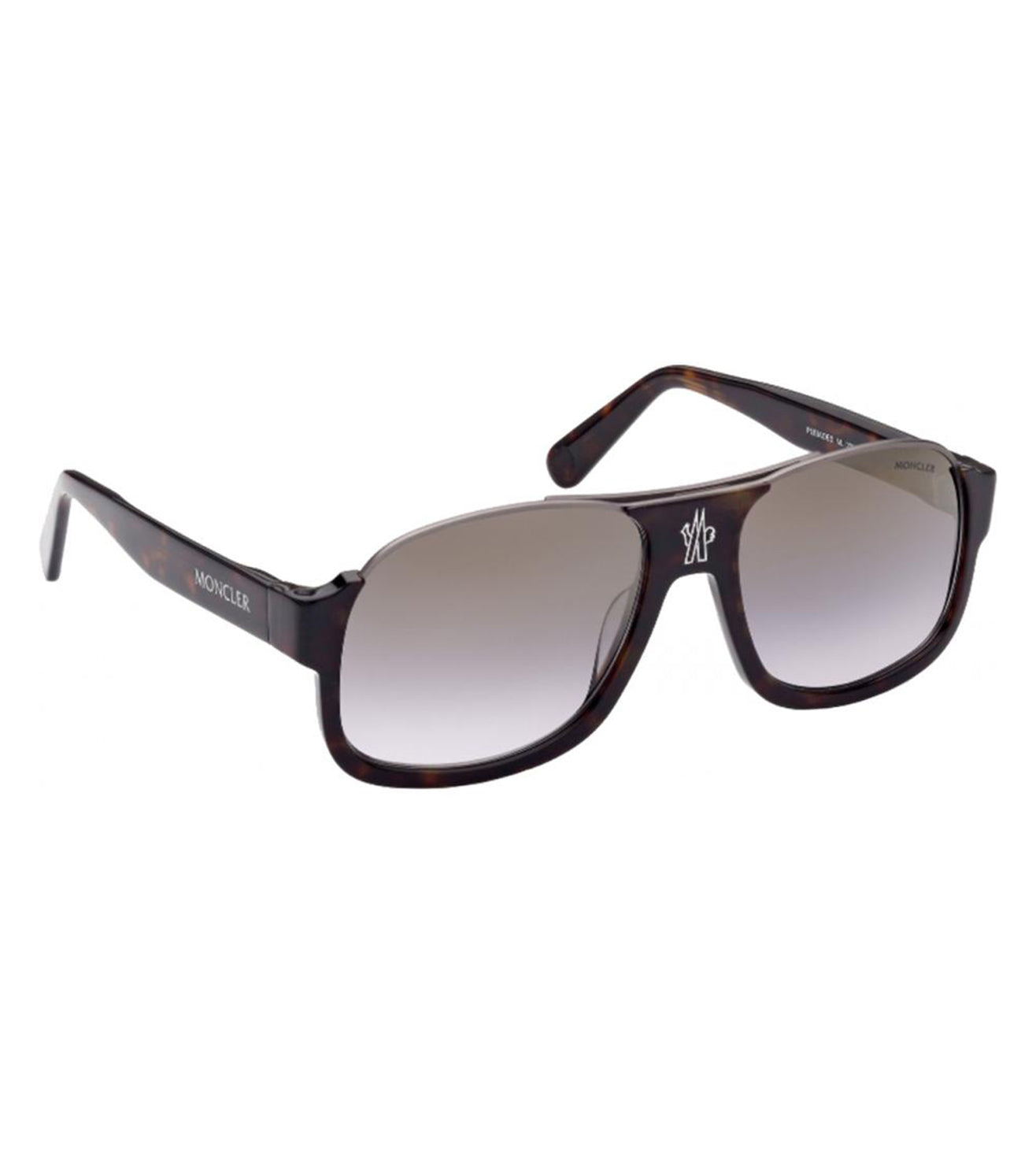 Moncler Men's Smoke-mirrored Square Sunglasses